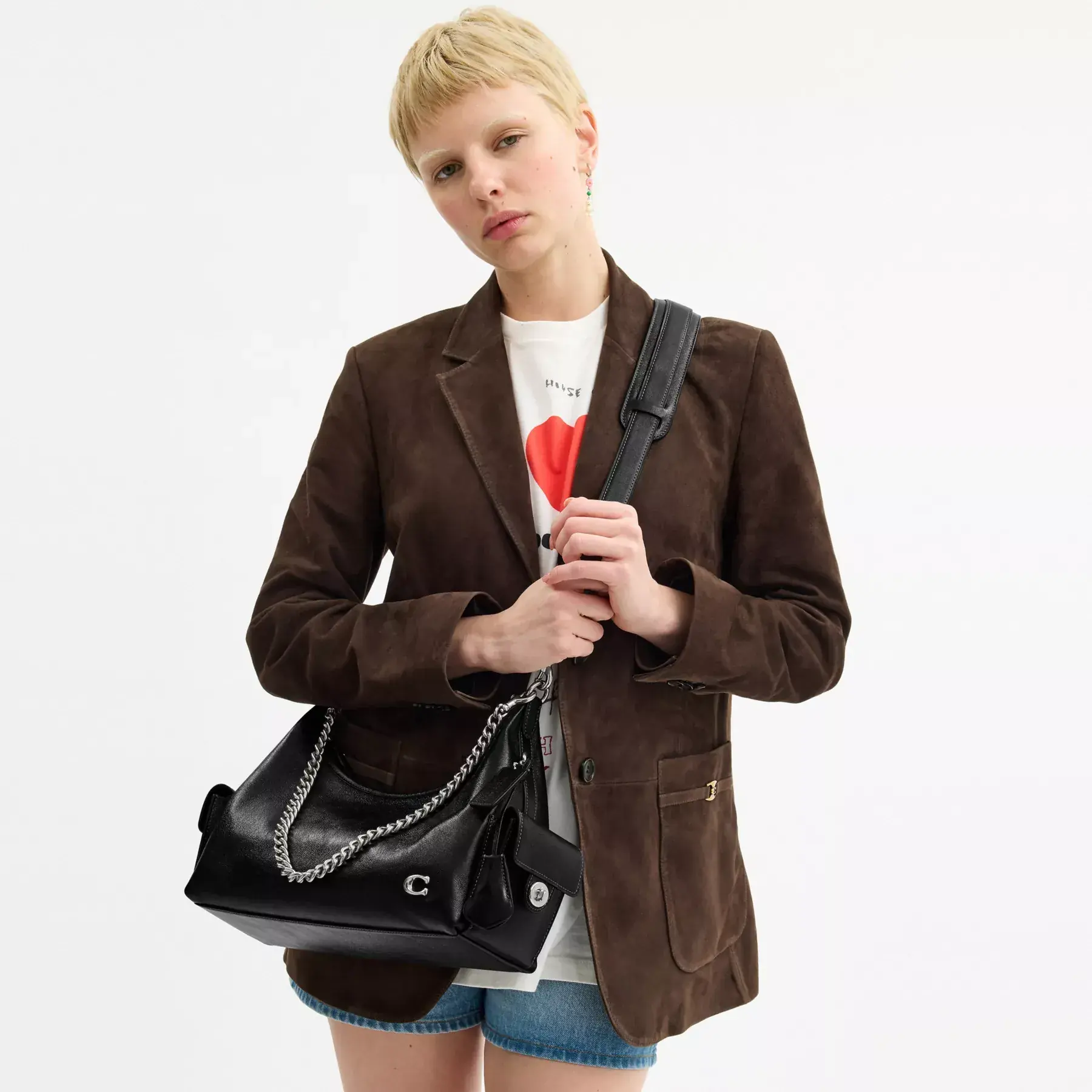 COACH Pocket Juliet Bag 30 Svart COACH Pocket Juliet Bag 30 Svart