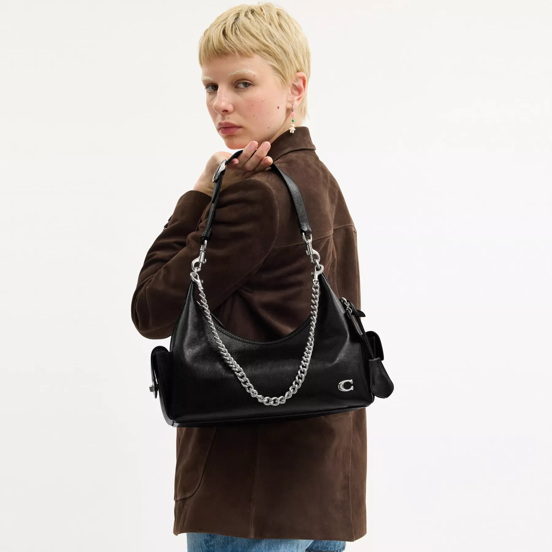 COACH Pocket Juliet Bag 30 Svart COACH Pocket Juliet Bag 30 Svart