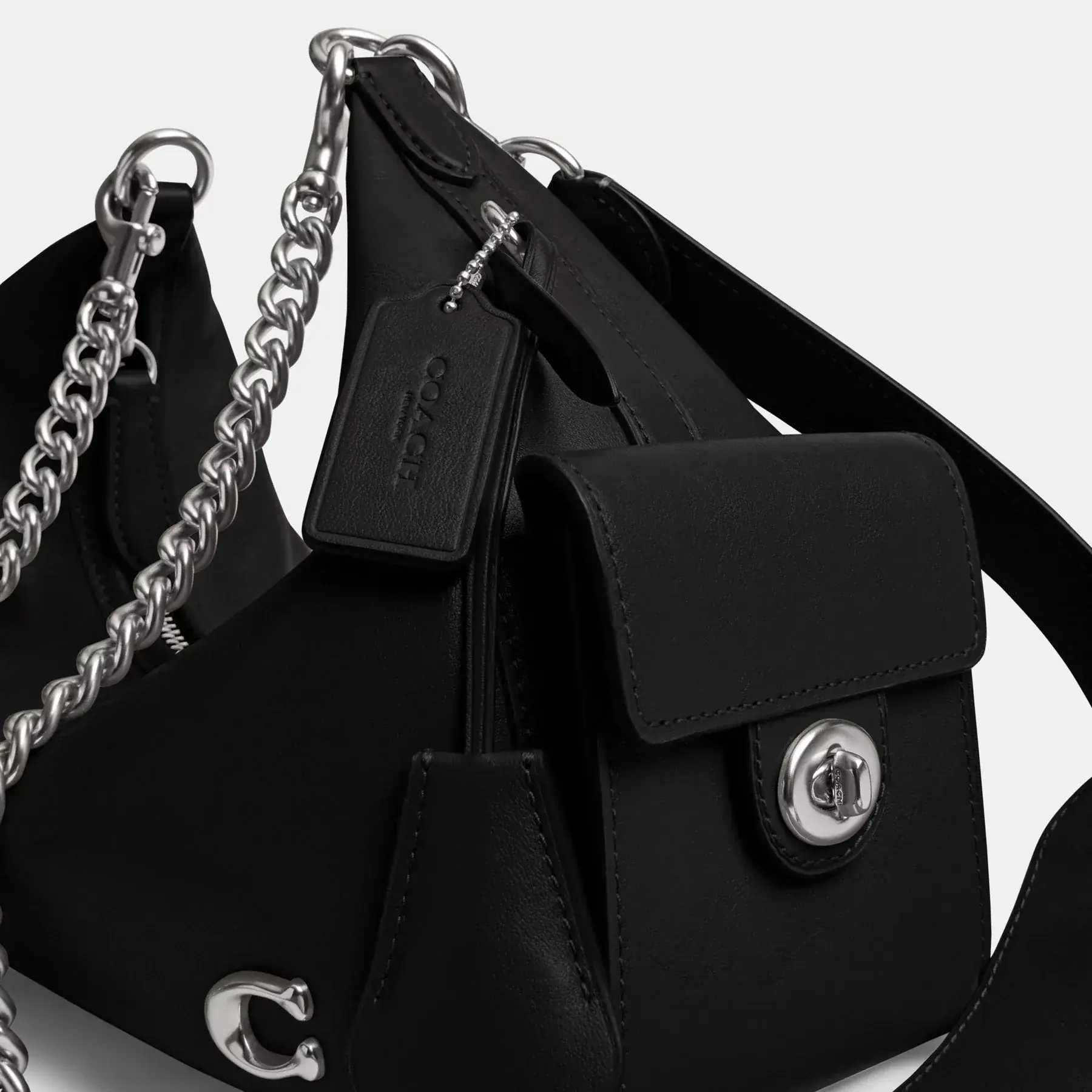COACH Pocket Juliet Bag 30 Svart COACH Pocket Juliet Bag 30 Svart
