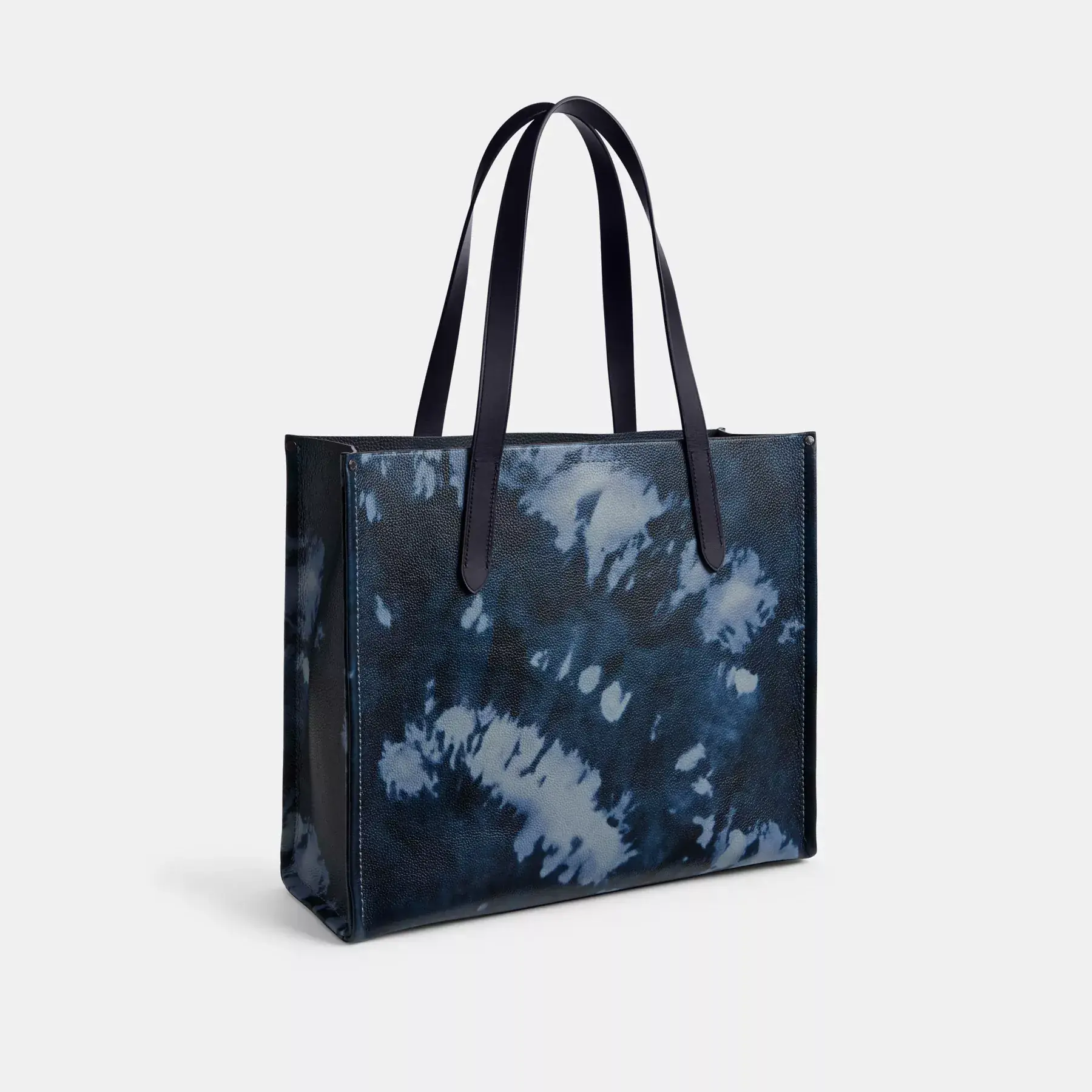 COACH Reläväska med Tie-Dye-tryck Midnight Navy Multi
