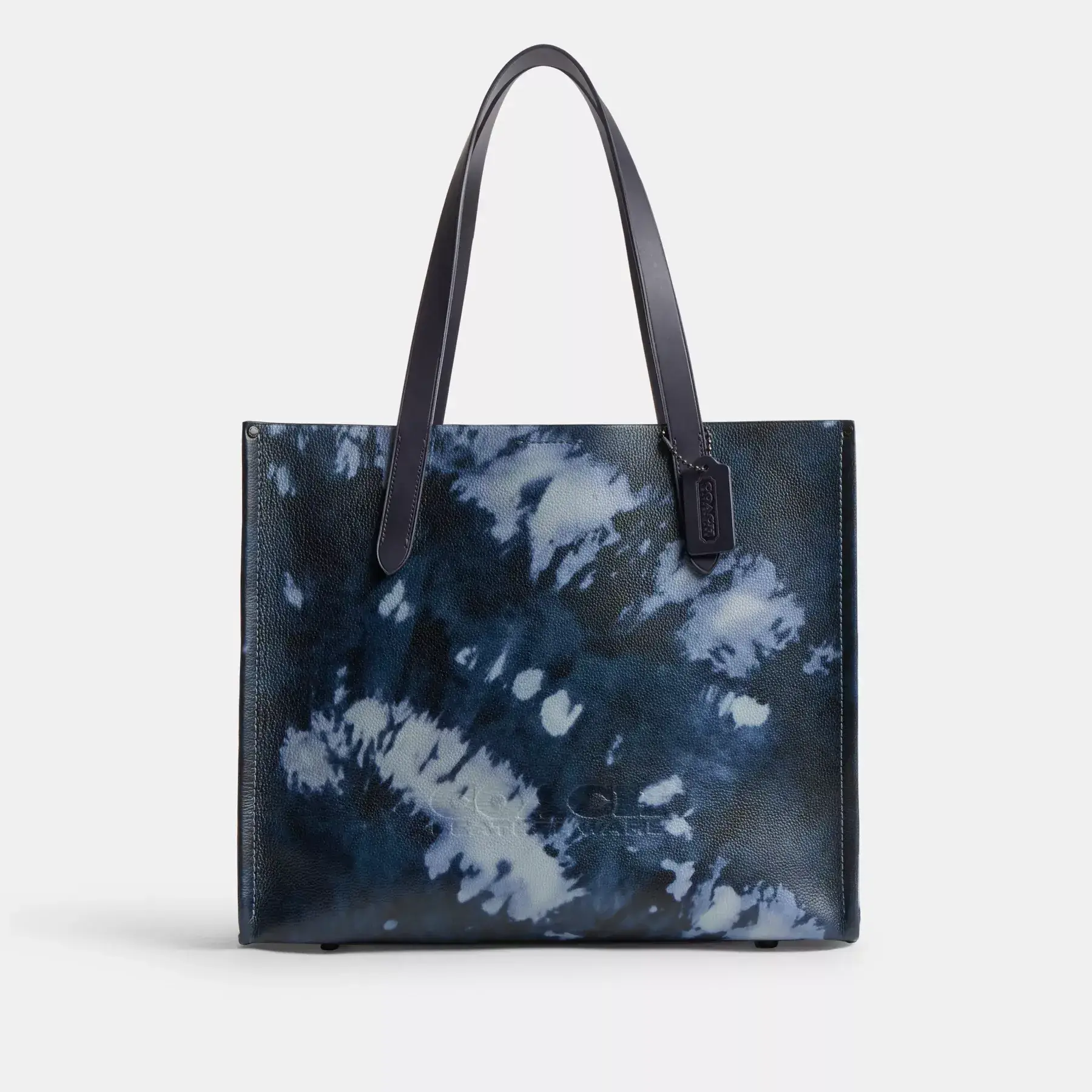 COACH Reläväska med Tie-Dye-tryck Midnight Navy Multi