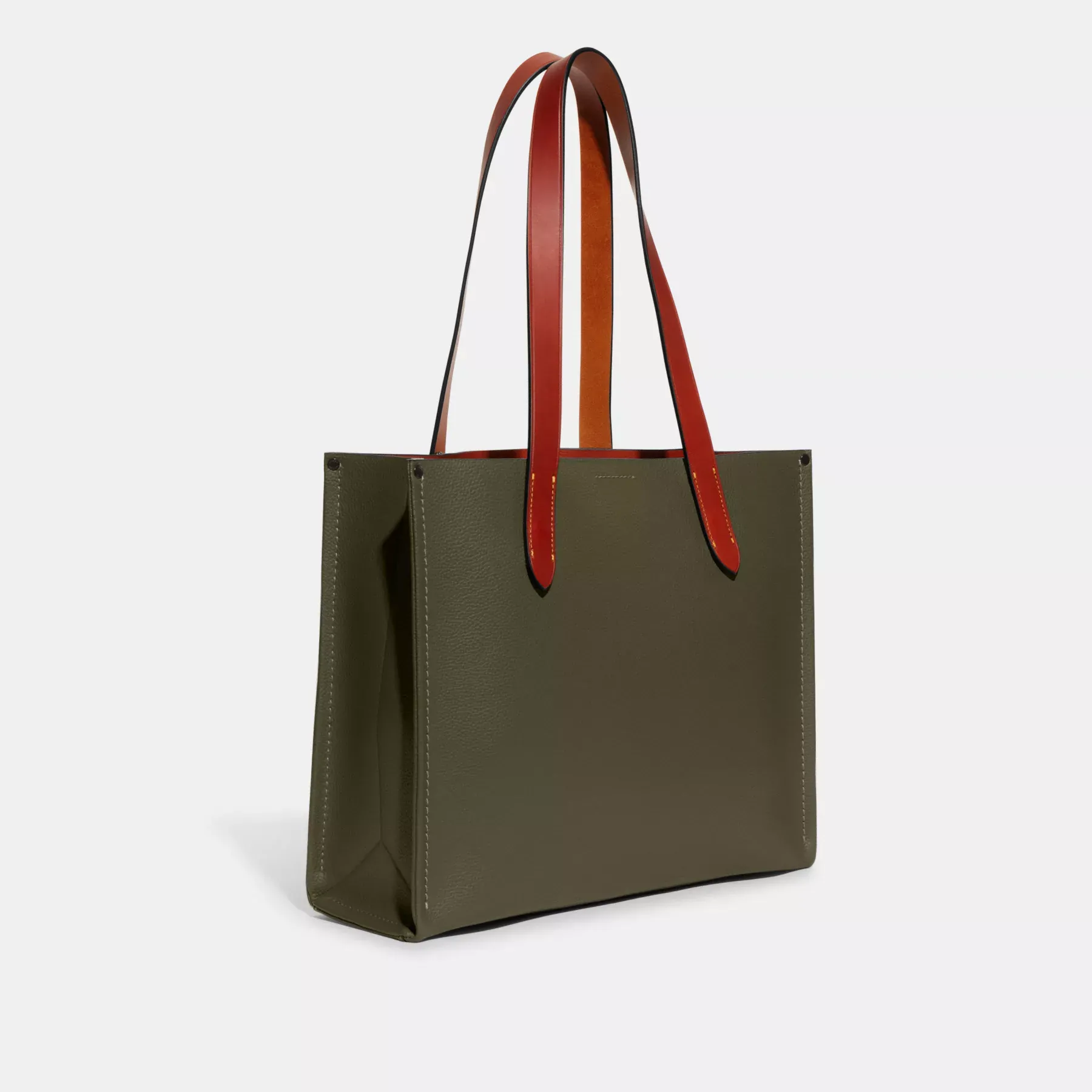 COACH Relay Tote 34 Army Green COACH Relay Tote 34 Army Green