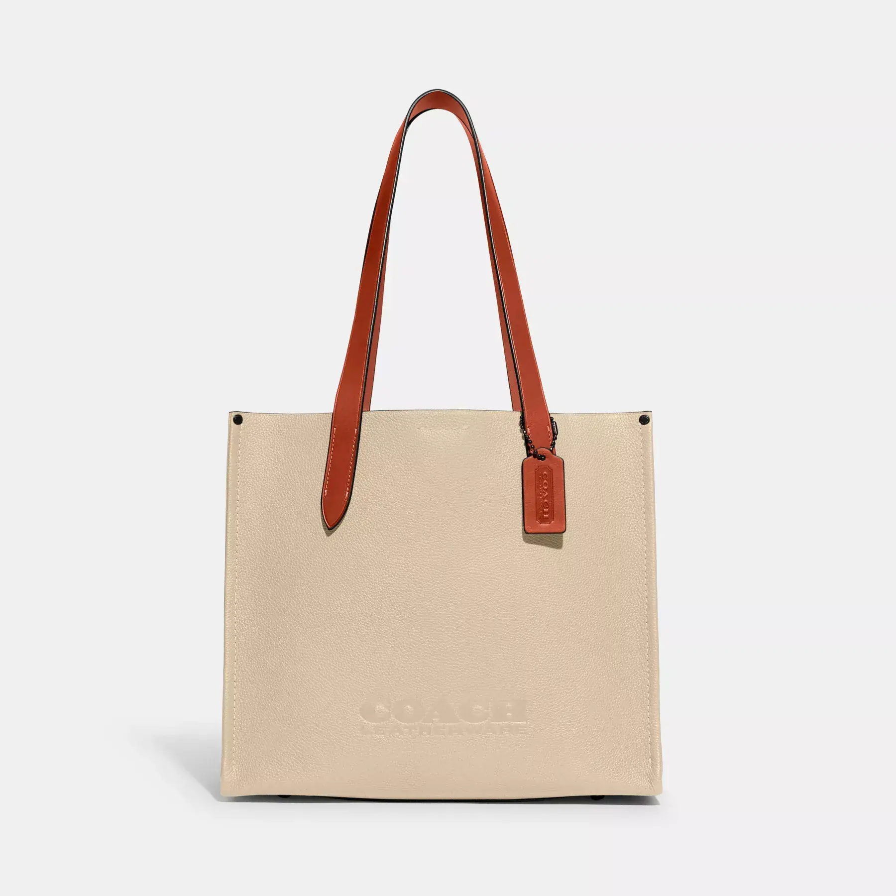 COACH Relay Tote 34 Elfenben COACH Relay Tote 34 Elfenben