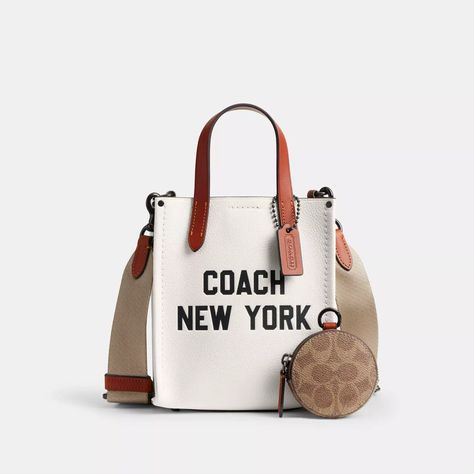 COACH Relay Tote Bag 17 med Coach-grafik Chalk Multi COACH Relay Tote Bag 17 med Coach-grafik Chalk Multi