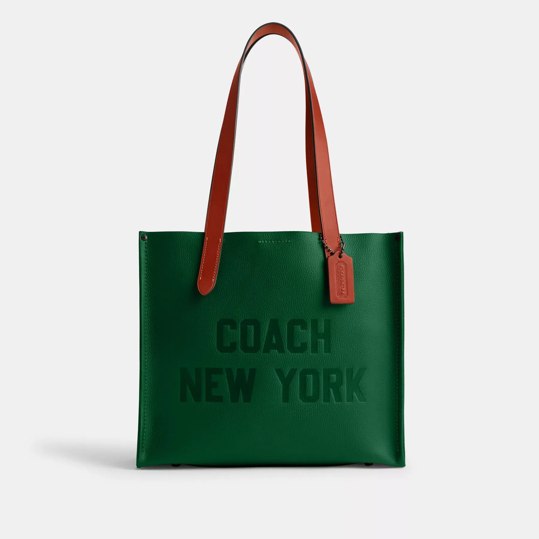 COACH Relay Tote Bag 34 Med Coach Grafik Murgröna