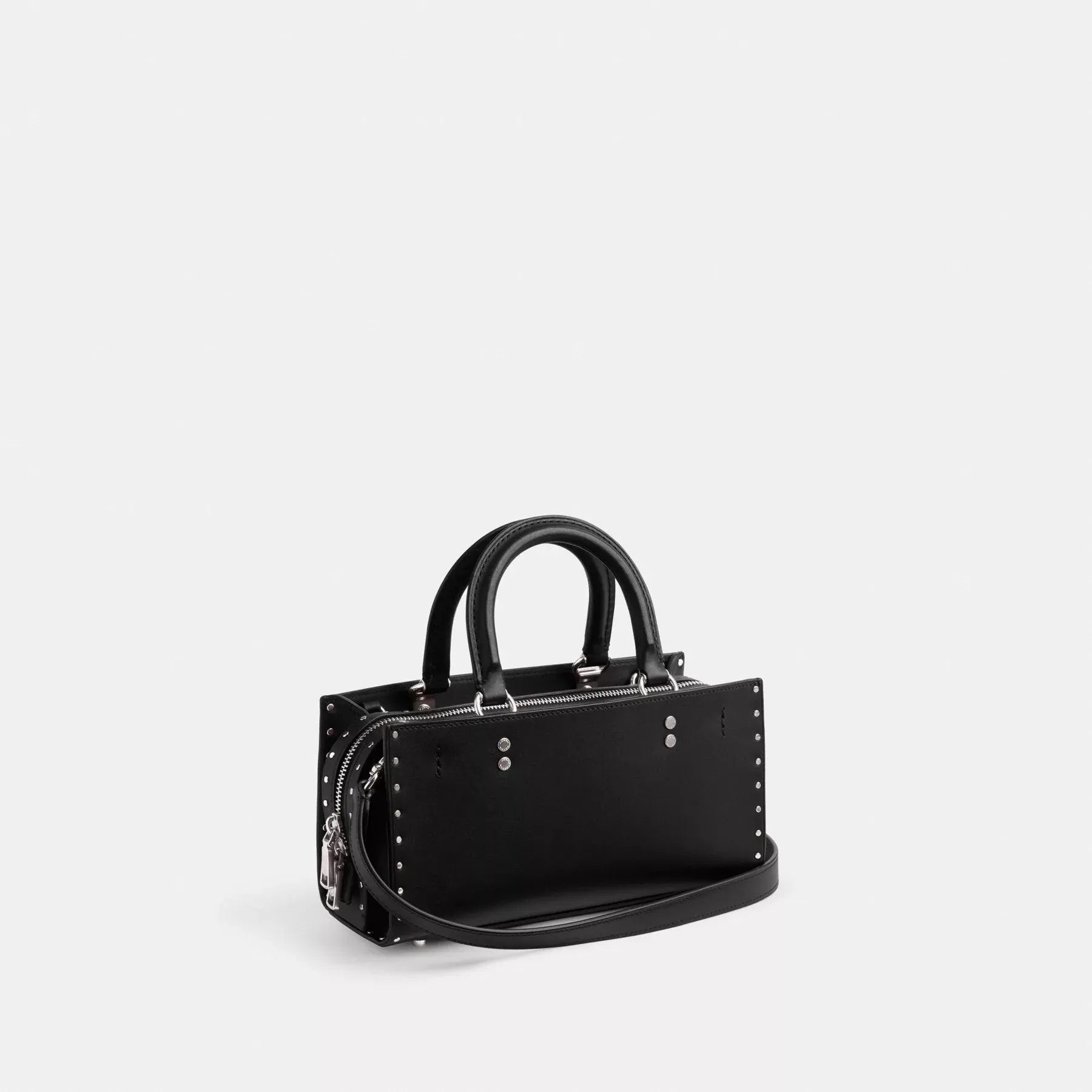 COACH Rogue Bag 26 Med Nitar Svart COACH Rogue Bag 26 Med Nitar Svart