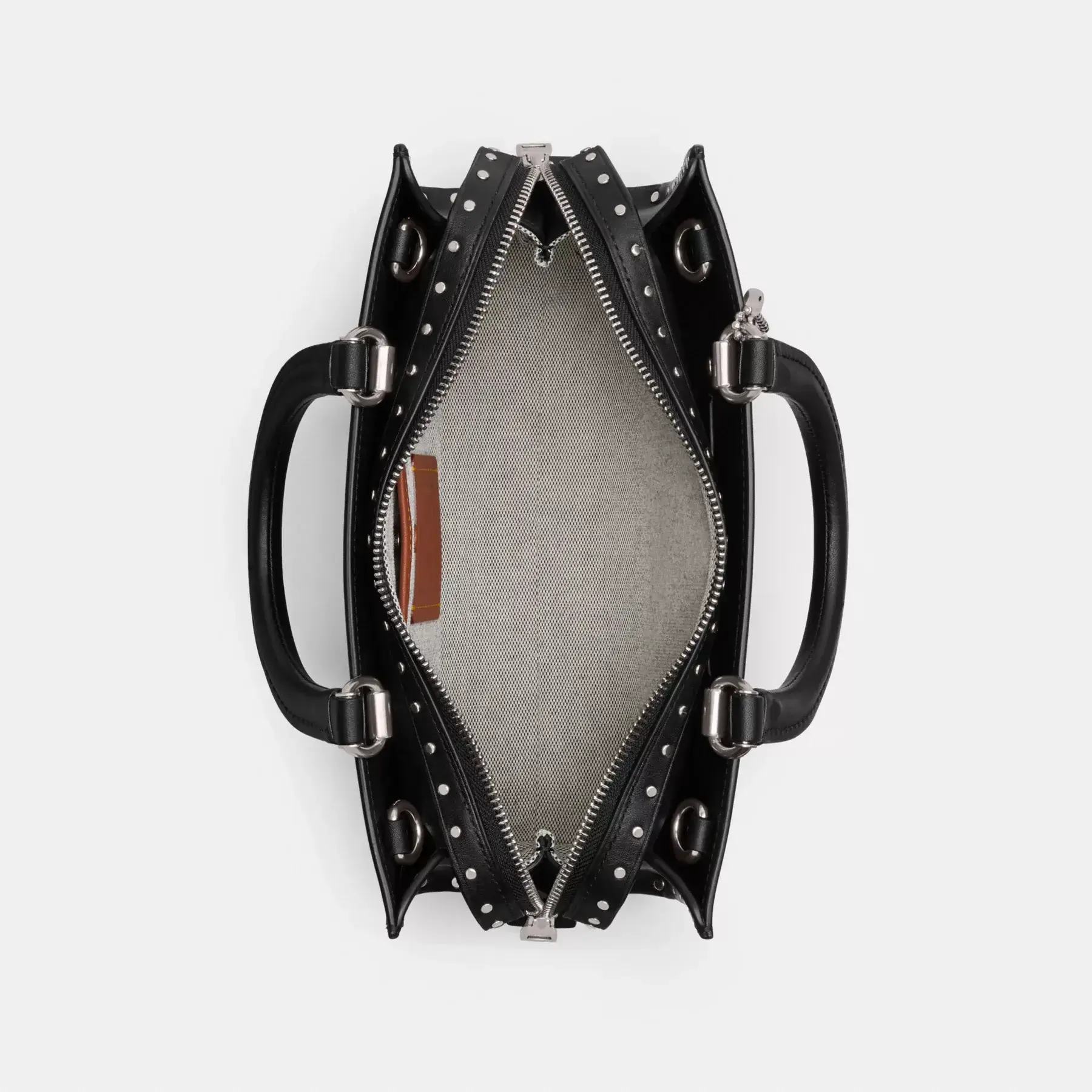 COACH Rogue Bag 26 Med Nitar Svart COACH Rogue Bag 26 Med Nitar Svart