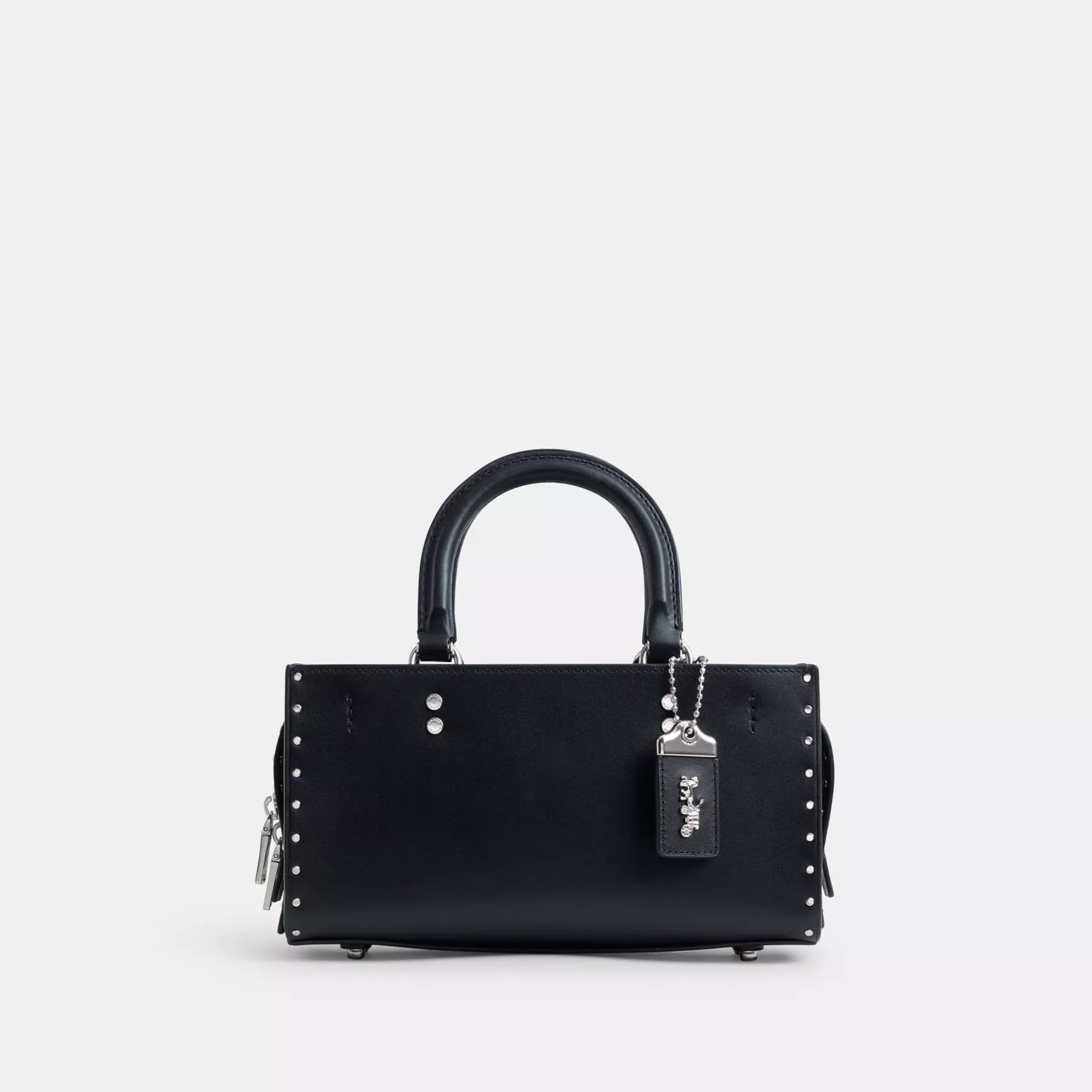 COACH Rogue Bag 26 Med Nitar Svart COACH Rogue Bag 26 Med Nitar Svart