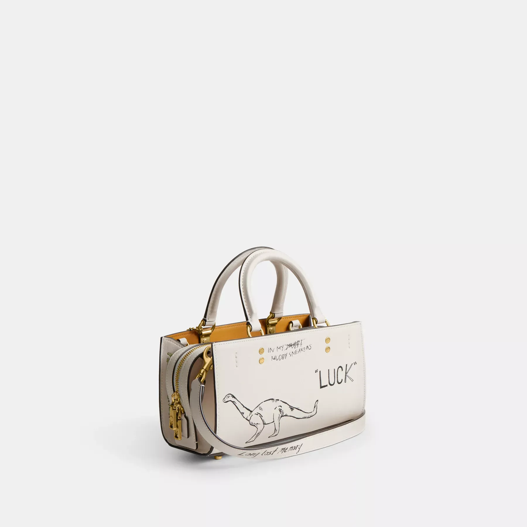 COACH Rogue Bag 26 Med Skisstryck Chalk Multi COACH Rogue Bag 26 Med Skisstryck Chalk Multi