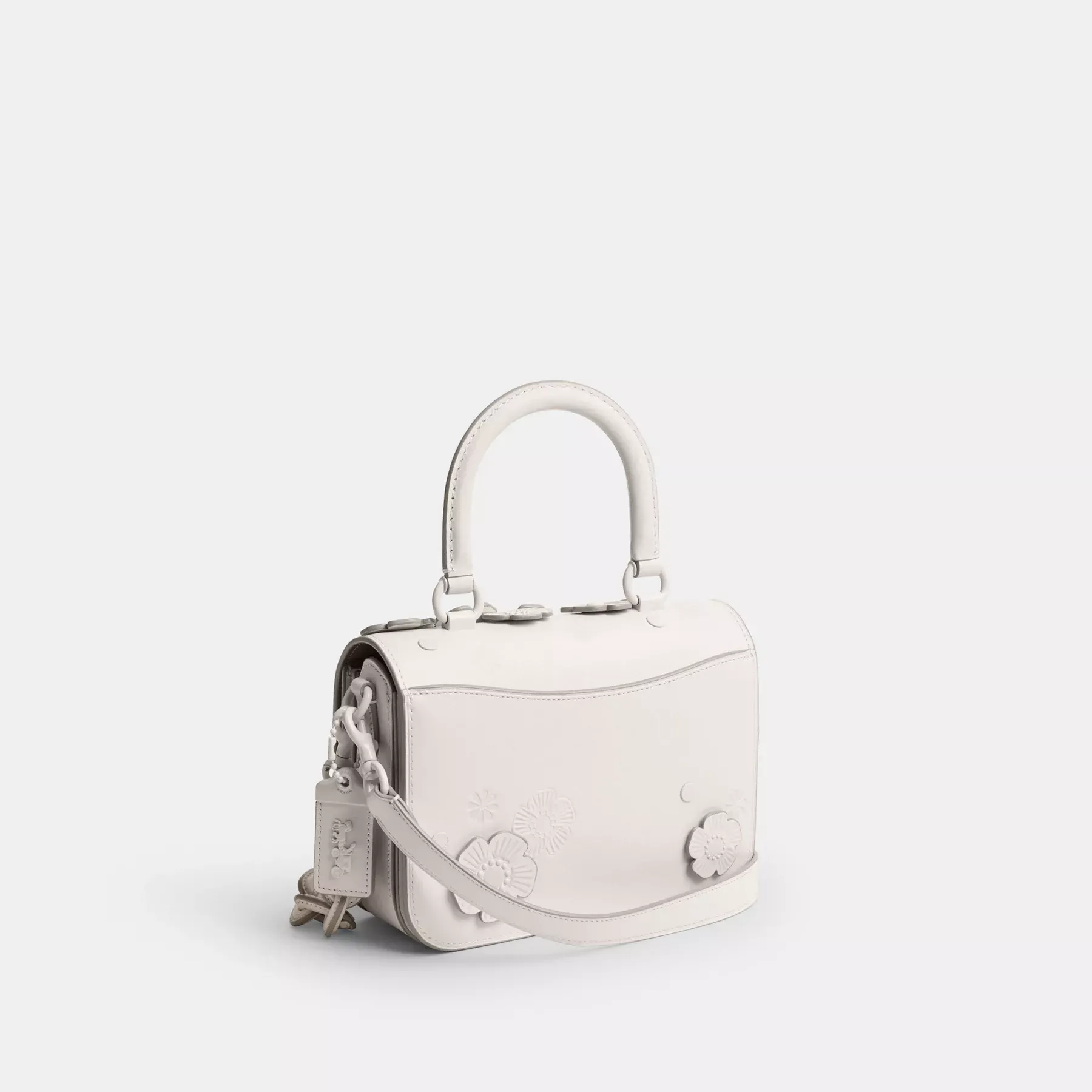 COACH Rogue Top Handle Bag Med Tea Rose Krita COACH Rogue Top Handle Bag Med Tea Rose Krita