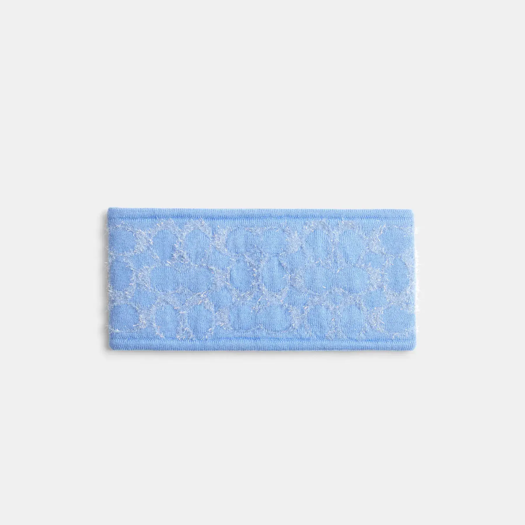 COACH Signatur metalliskt pannband Mist Blue