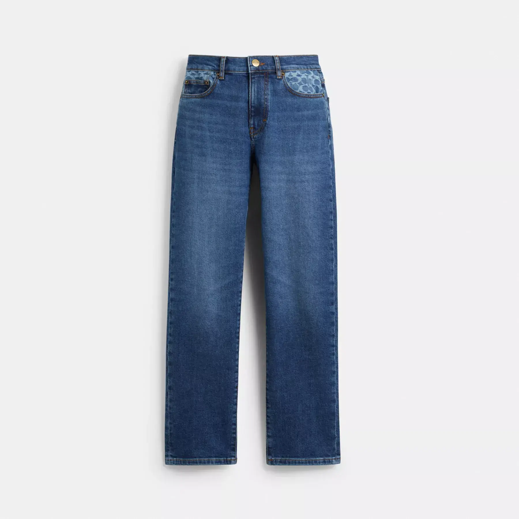 COACH Skinny jeans Mellanblå