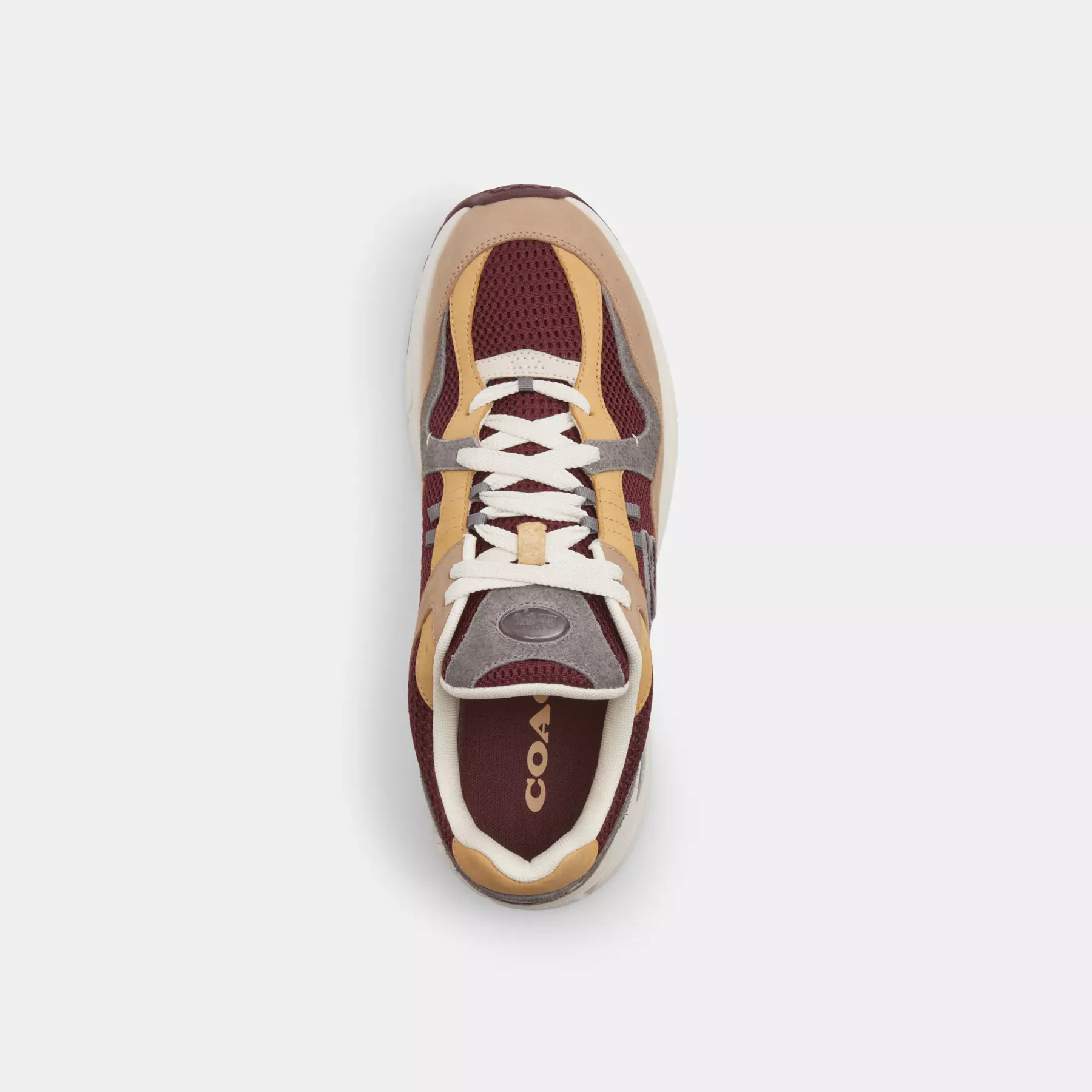 COACH Sneaker C301 Taupe/Merlot COACH Sneaker C301 Taupe/Merlot