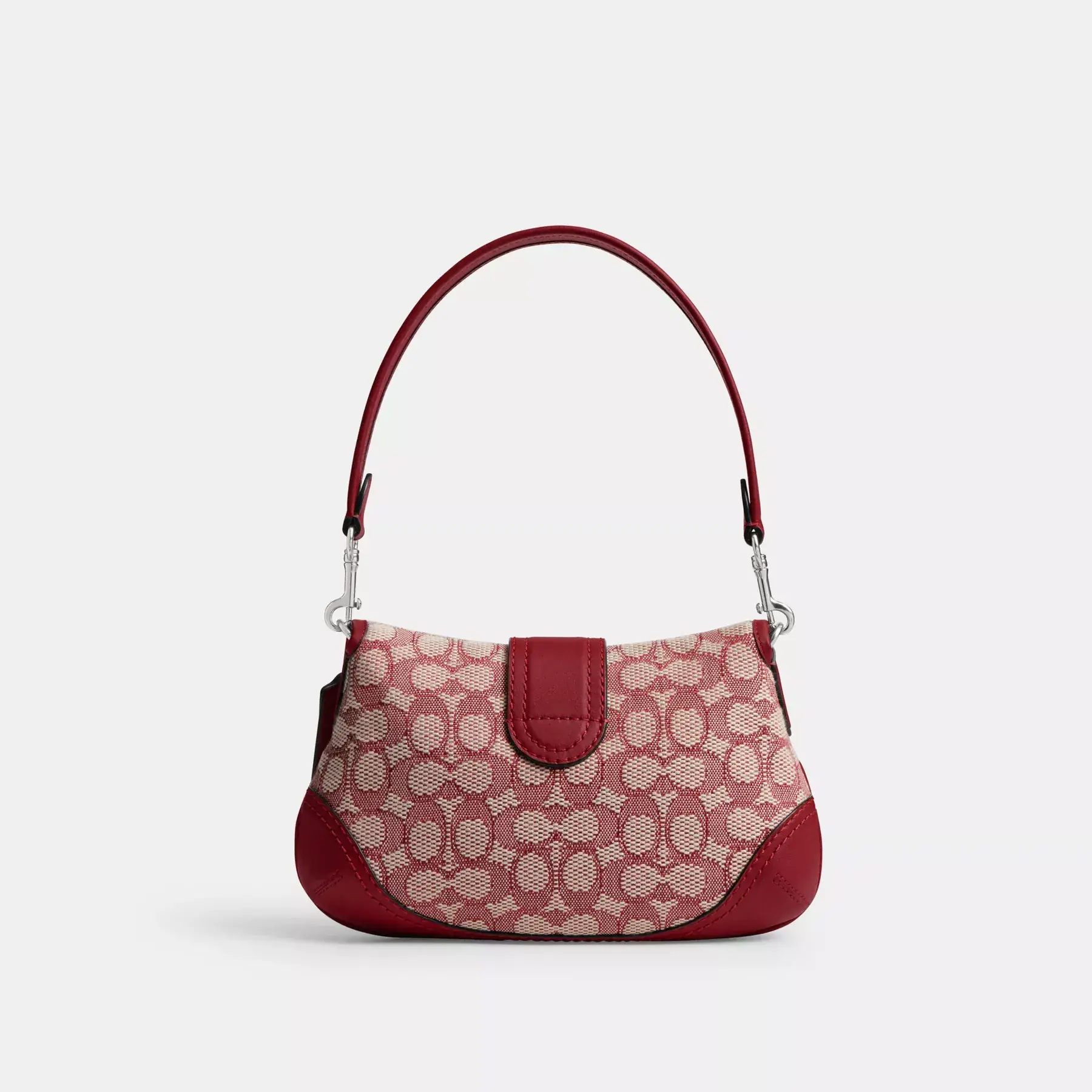 COACH Soho Flapväska i signaturtextil jacquard Ruby Ivory COACH Soho Flapväska i signaturtextil jacquard Ruby Ivory