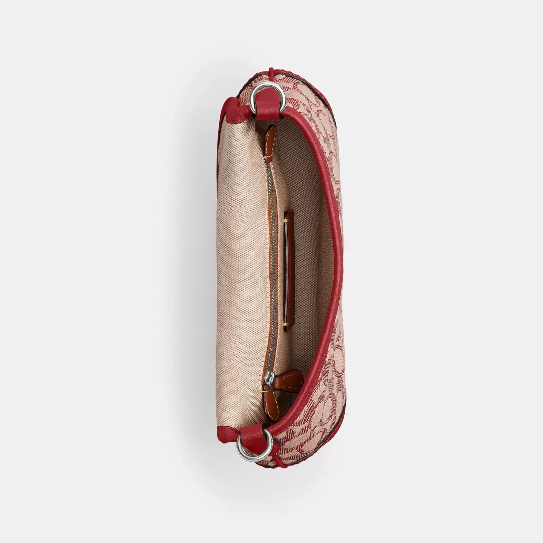 COACH Soho Flapväska i signaturtextil jacquard Ruby Ivory COACH Soho Flapväska i signaturtextil jacquard Ruby Ivory