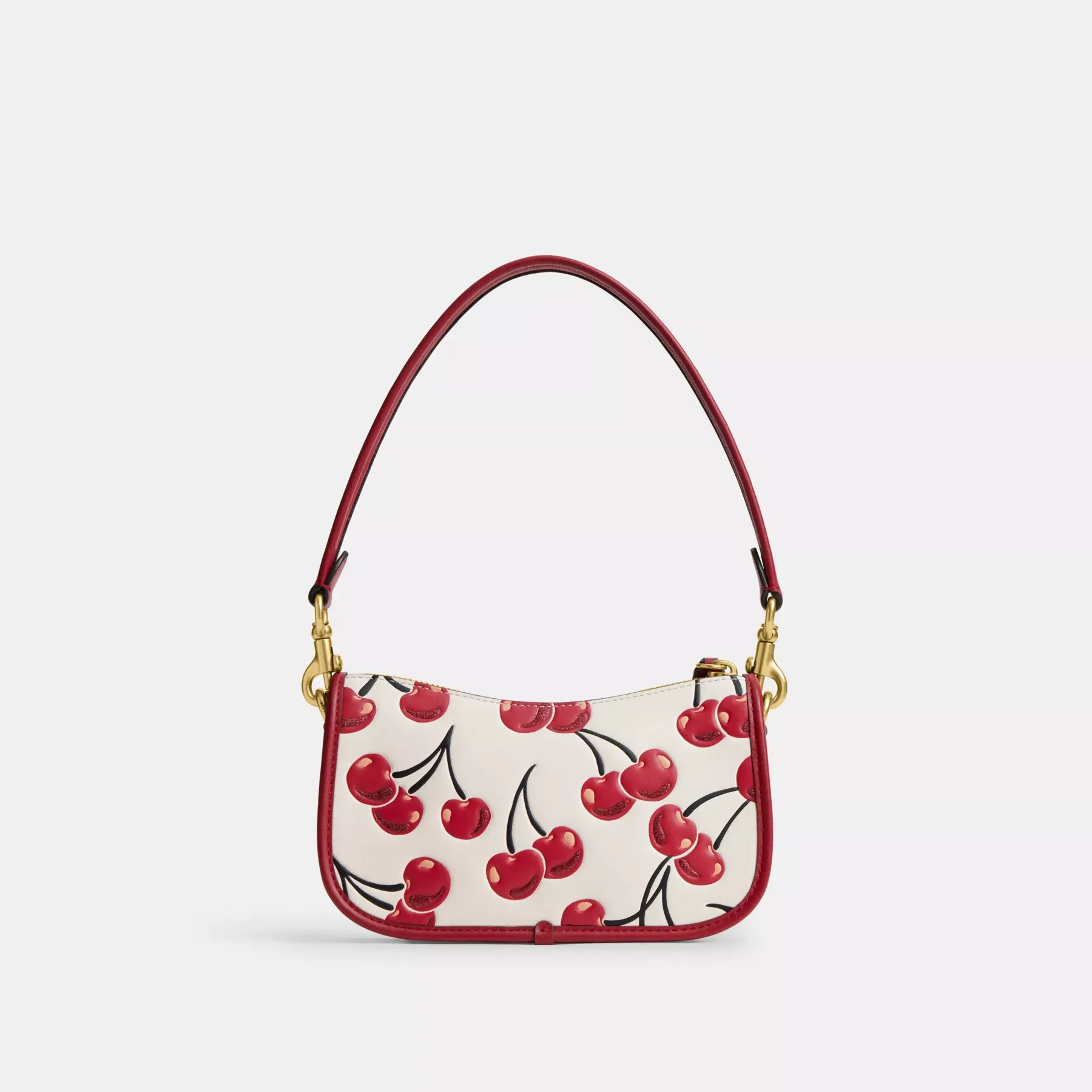 COACH Swinger 20 med körsbärstryck Chalk Multi COACH Swinger 20 med körsbärstryck Chalk Multi