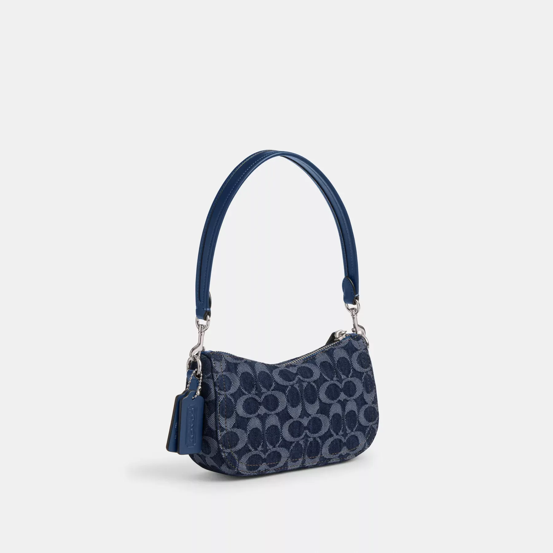 COACH Swingerväska 20 I Signature Denim Deep Blue Multi COACH Swingerväska 20 I Signature Denim Deep Blue Multi