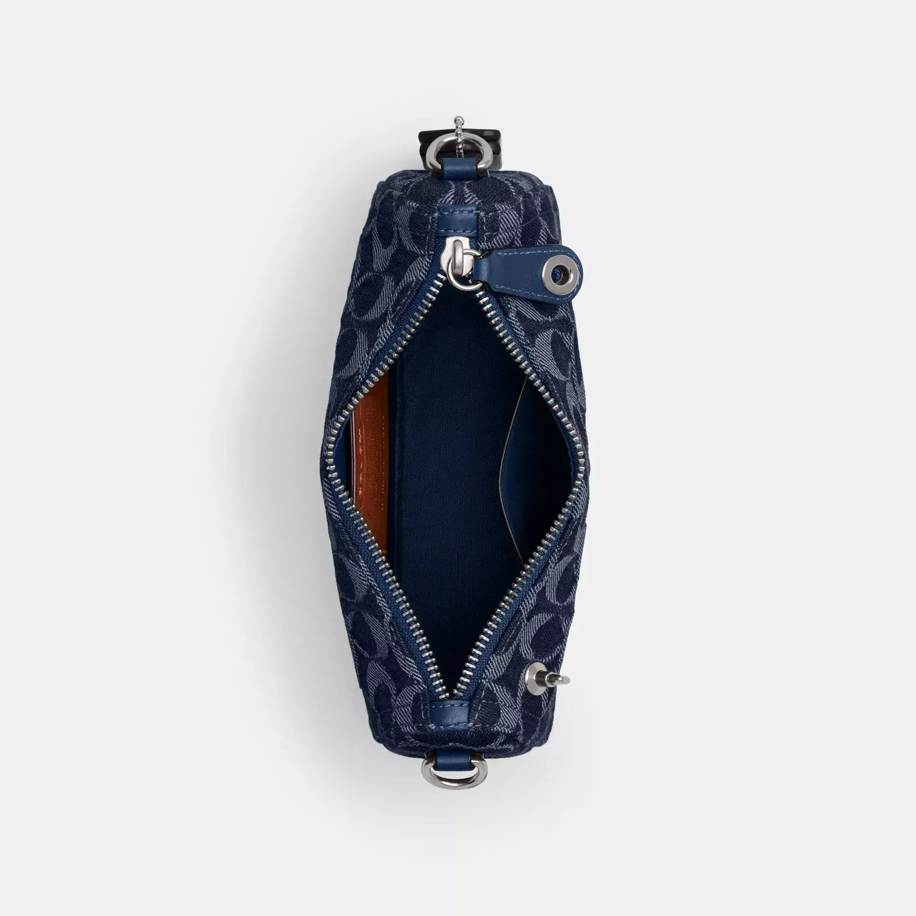 COACH Swingerväska 20 I Signature Denim Deep Blue Multi COACH Swingerväska 20 I Signature Denim Deep Blue Multi