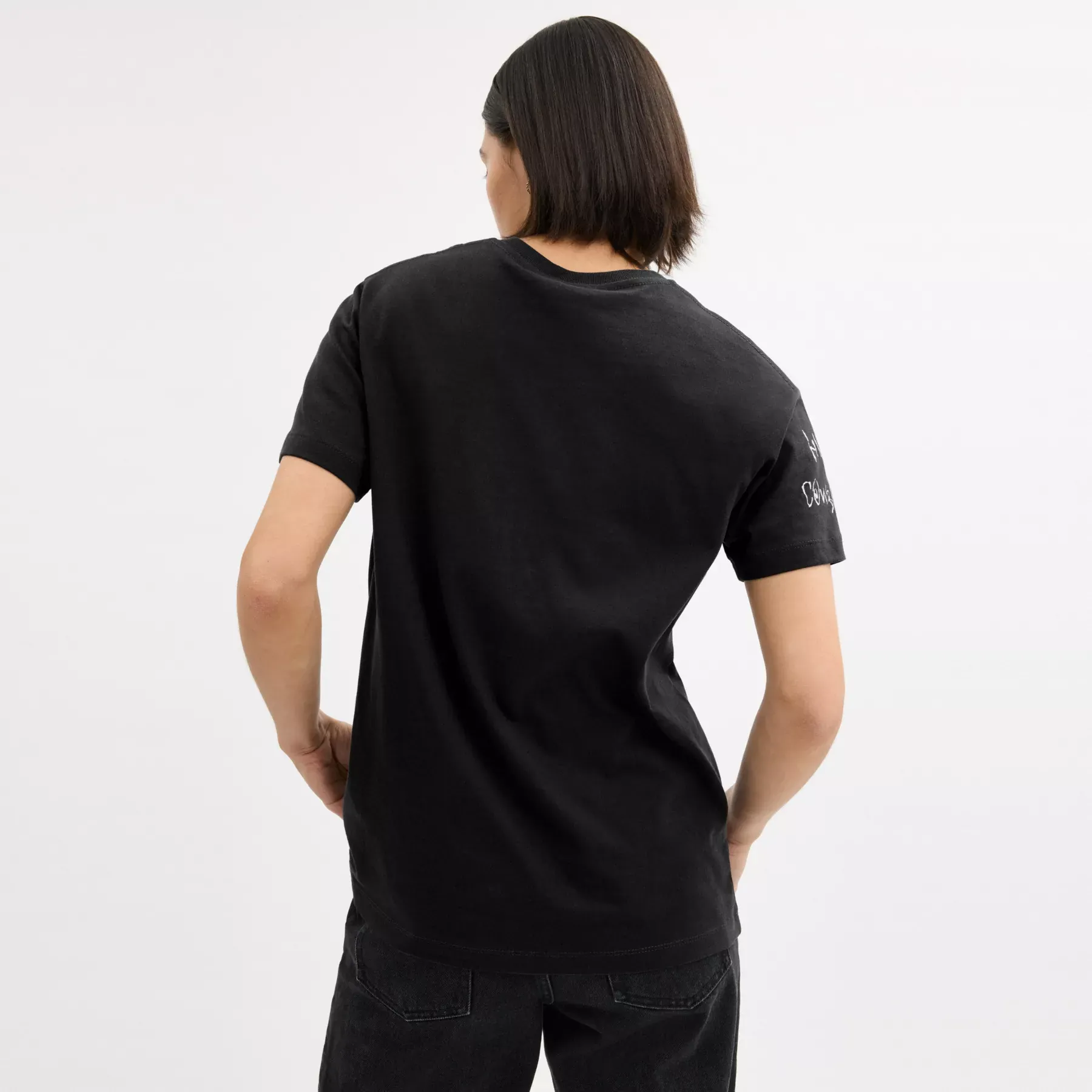 COACH T-shirt med skisstryck Svart COACH T-shirt med skisstryck Svart