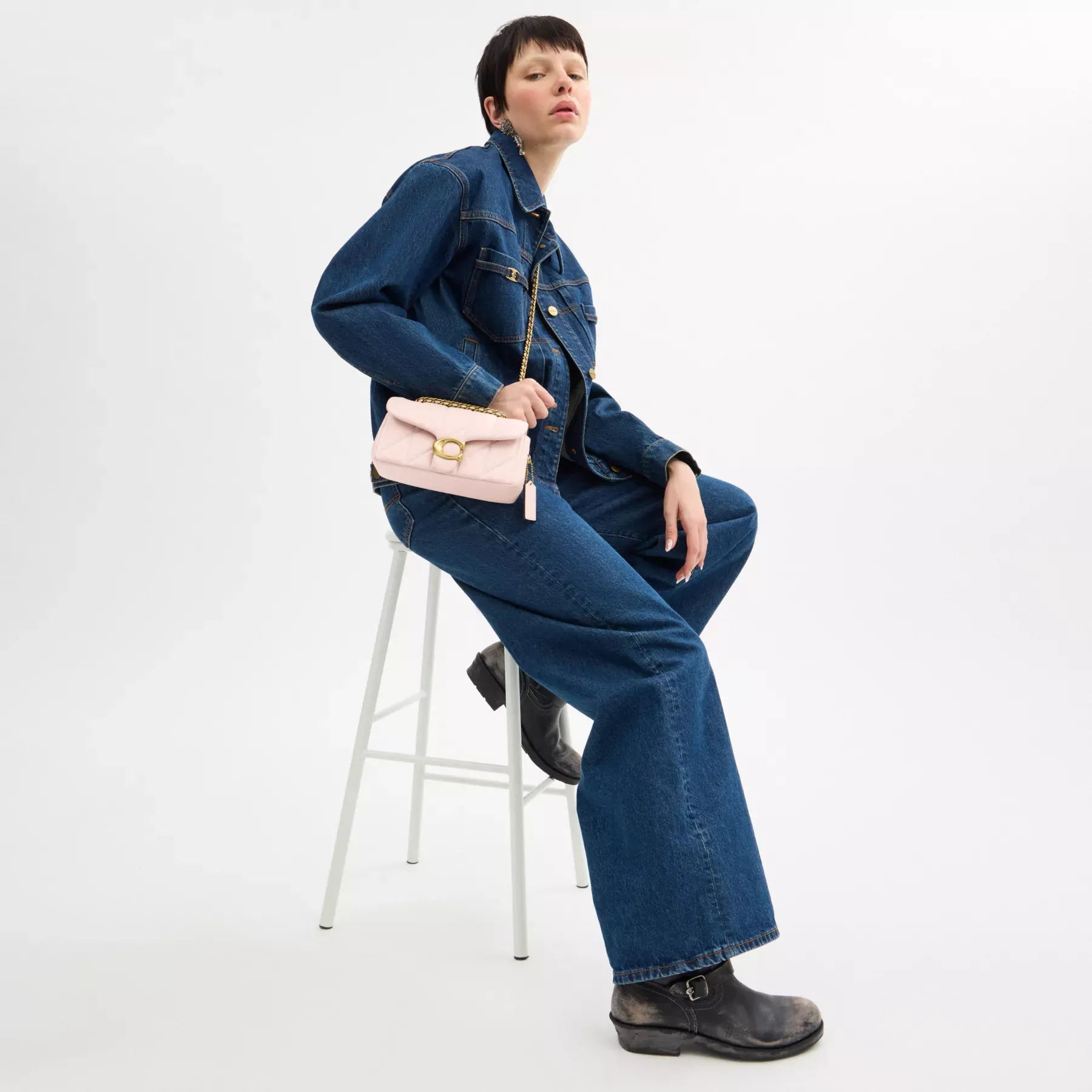 COACH Tabby Axelväska 20 Med Kuddquiltning B4/rouge COACH Tabby Axelväska 20 Med Kuddquiltning B4/rouge