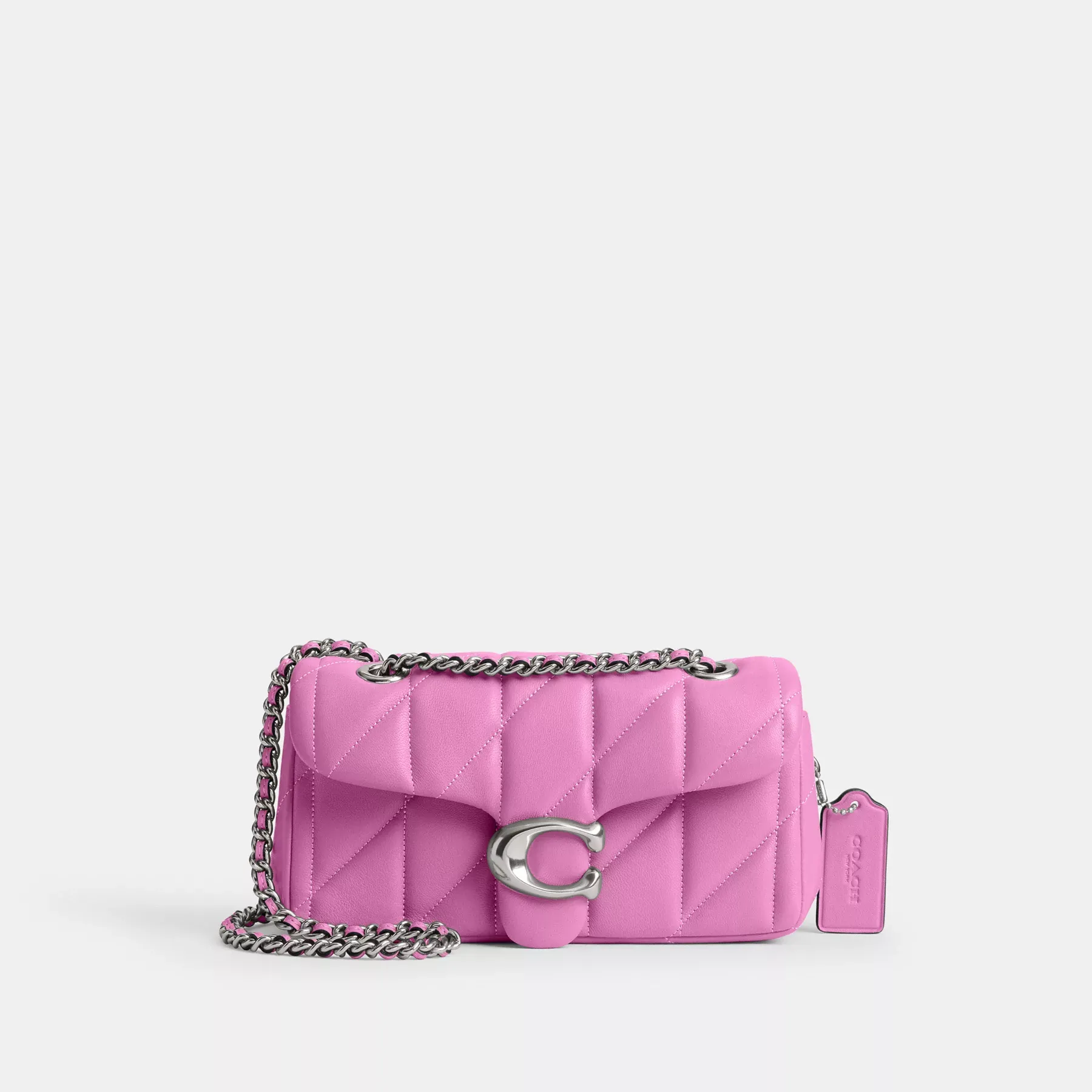 COACH Tabby Axelväska 20 Med Kuddquiltning Fuchsia COACH Tabby Axelväska 20 Med Kuddquiltning Fuchsia