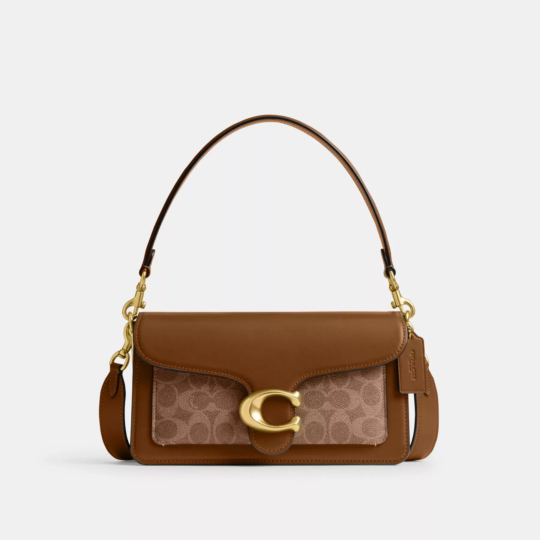 COACH Tabby Axelväska 26 I Signature Canvas Tan Brown COACH Tabby Axelväska 26 I Signature Canvas Tan Brown