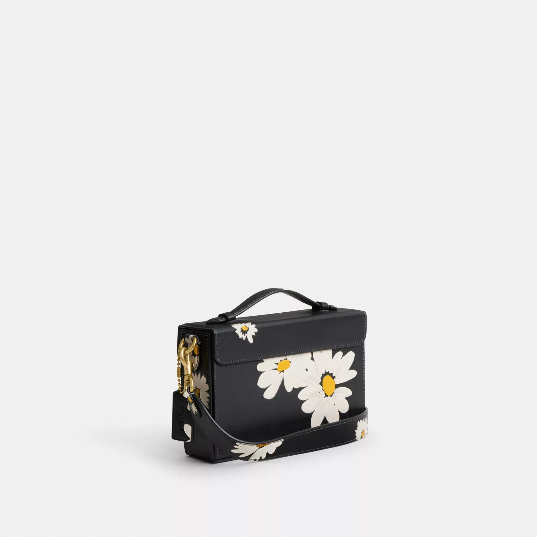 COACH Tabby Boxväska Med Blommönster Svart Multi