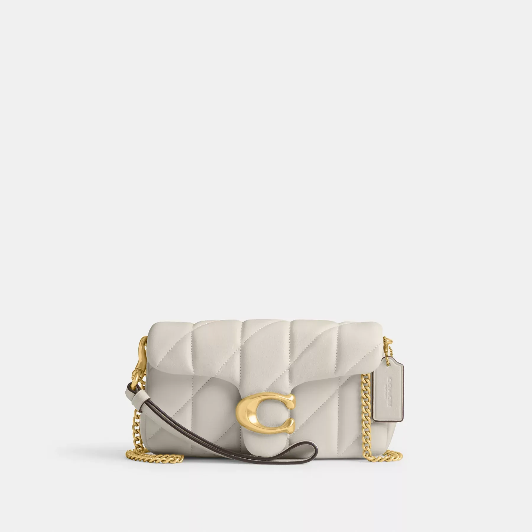 COACH Tabby Crossbody Armband Med Kudde Quiltning Krita