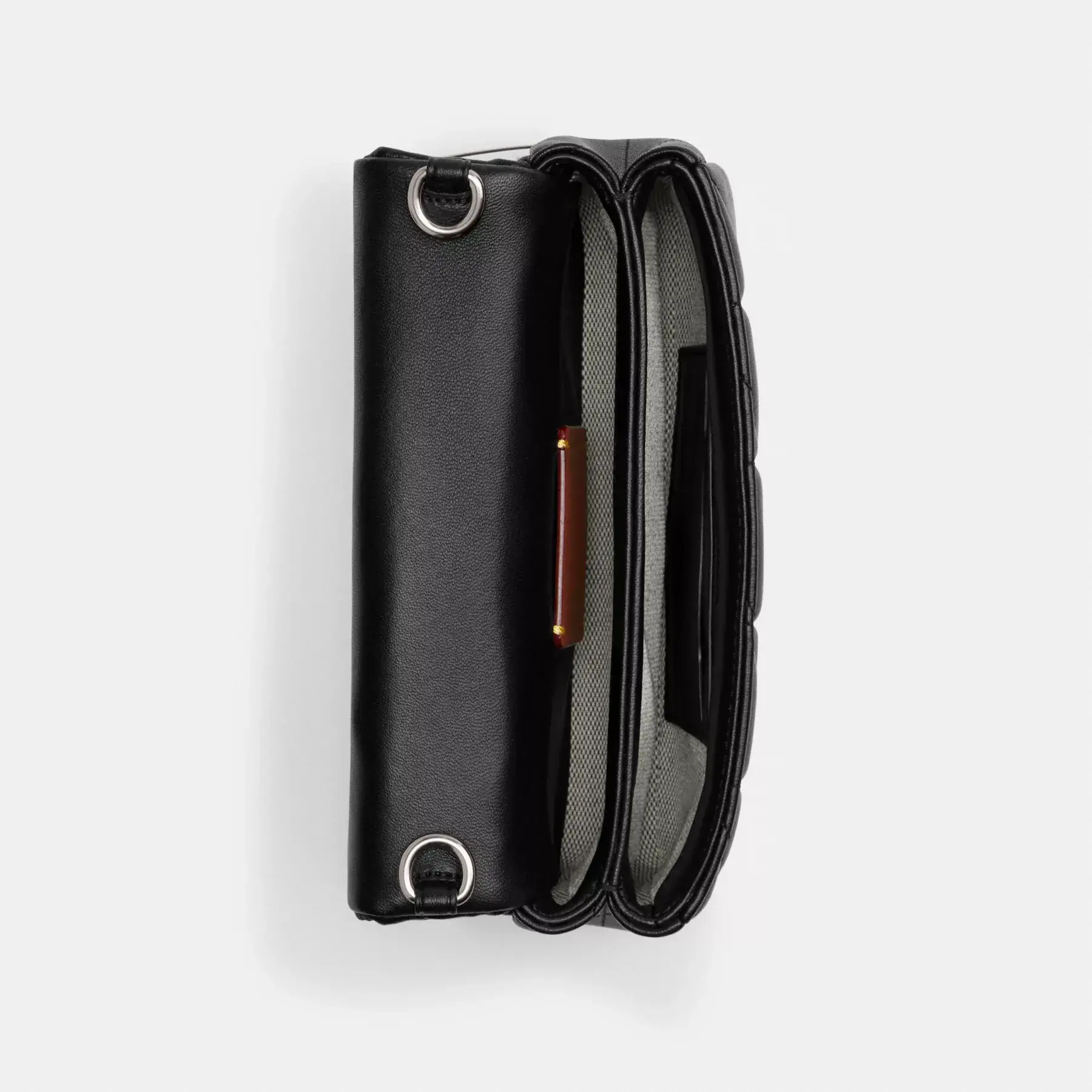 COACH Tabby Crossbody Armband Med Kudde Quiltning Svart COACH Tabby Crossbody Armband Med Kudde Quiltning Svart
