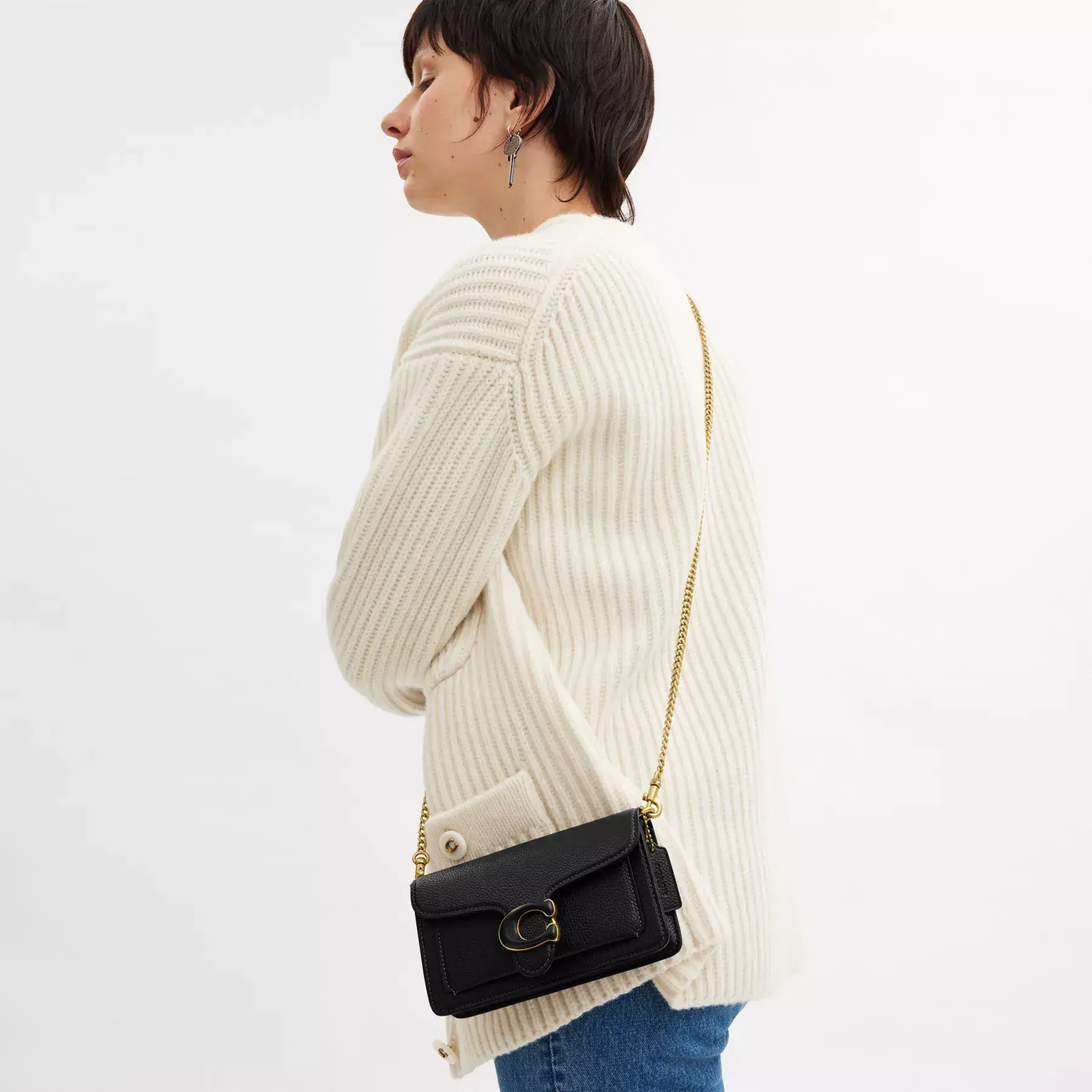 COACH Tabby Crossbody armband Svart COACH Tabby Crossbody armband Svart