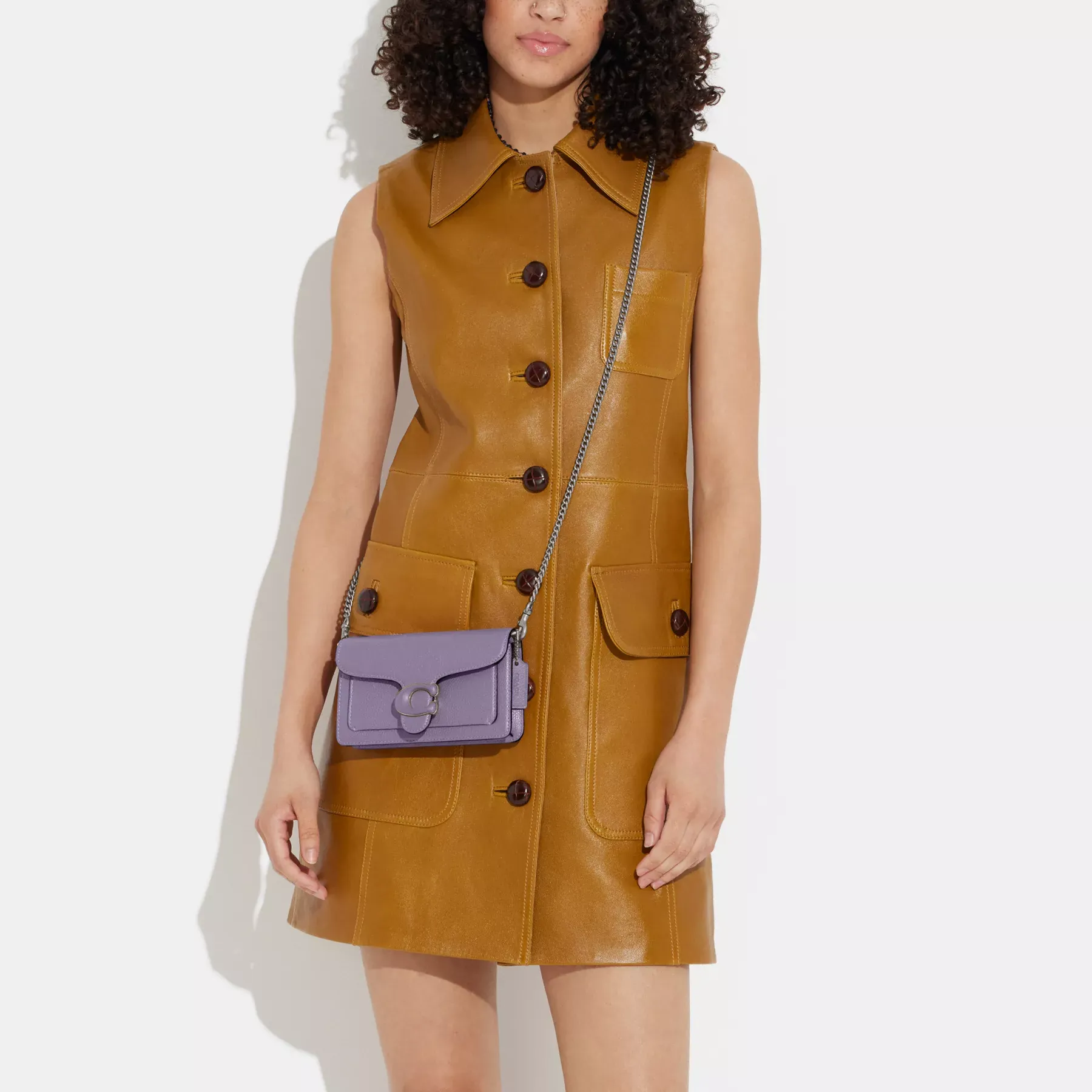 COACH Tabby Crossbody armband Ljusviolett COACH Tabby Crossbody armband Ljusviolett