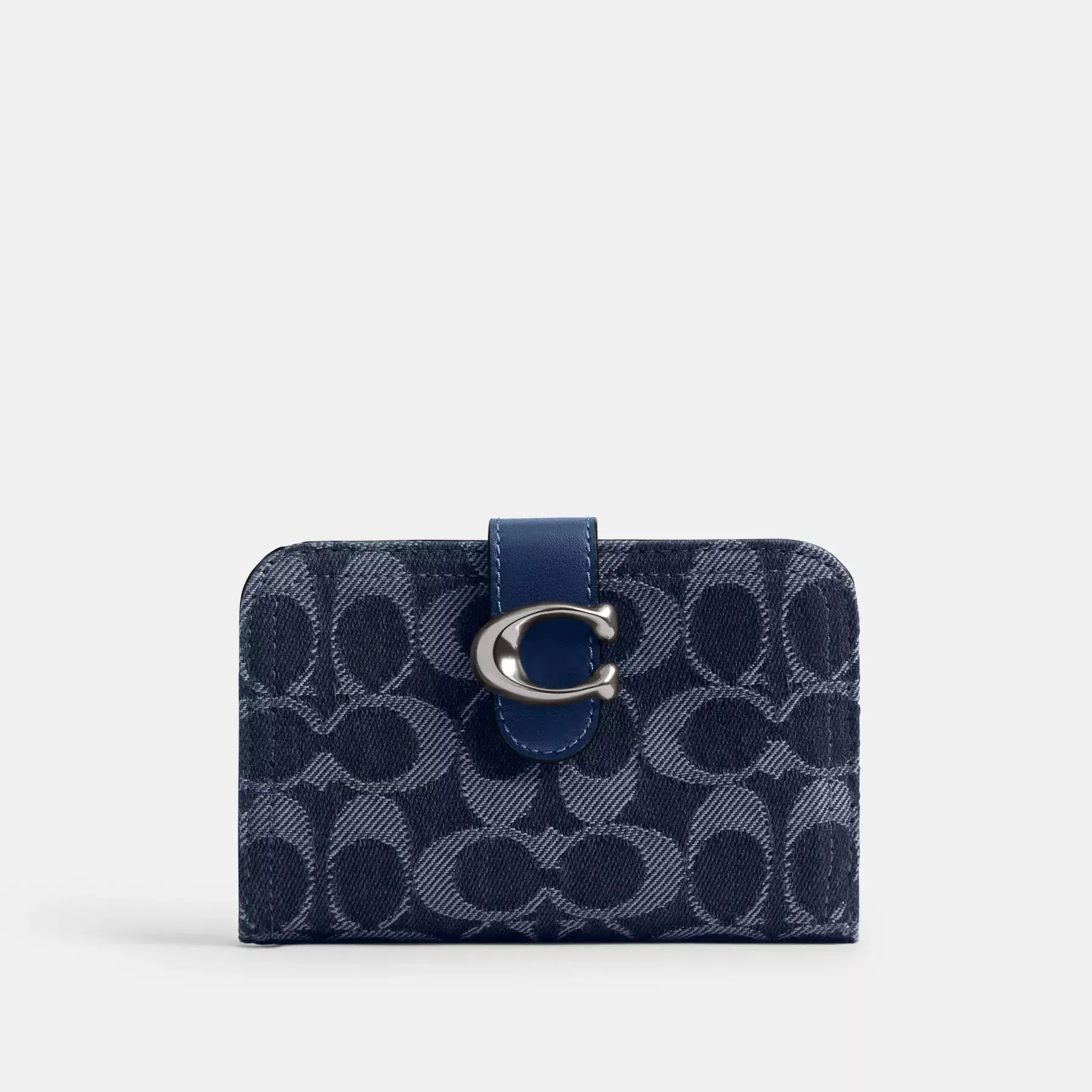 COACH Tabby Plånbok I Signatur Denim Deep Blue Multi