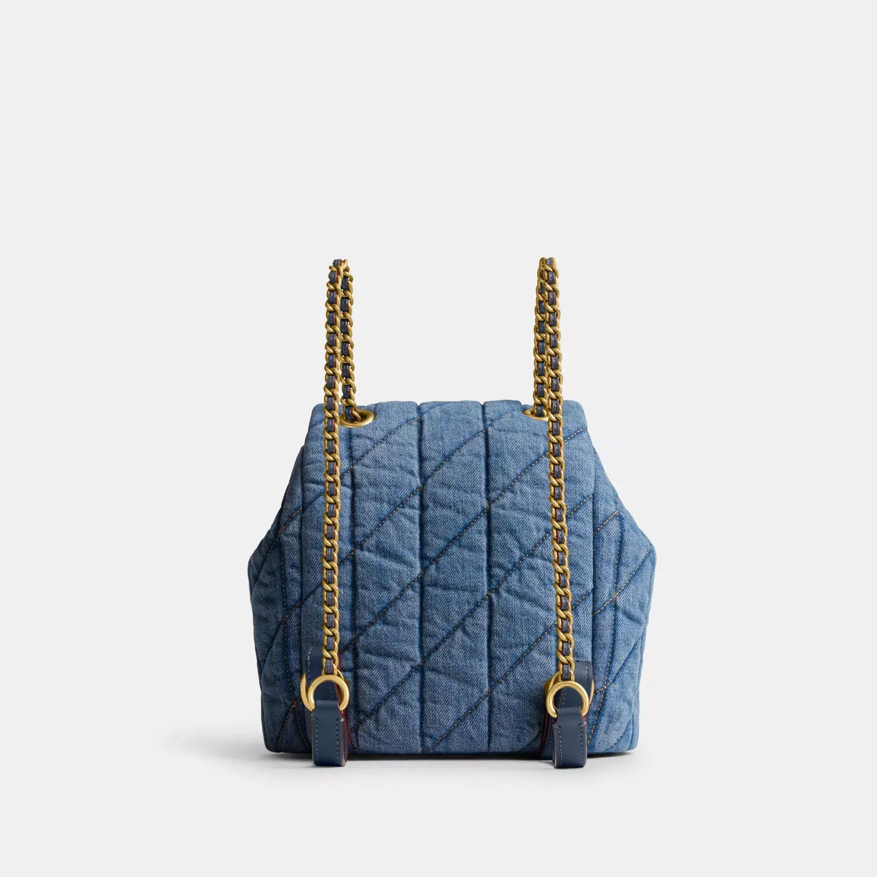 COACH Tabby Ryggsäck Med Quiltning Indigo COACH Tabby Ryggsäck Med Quiltning Indigo