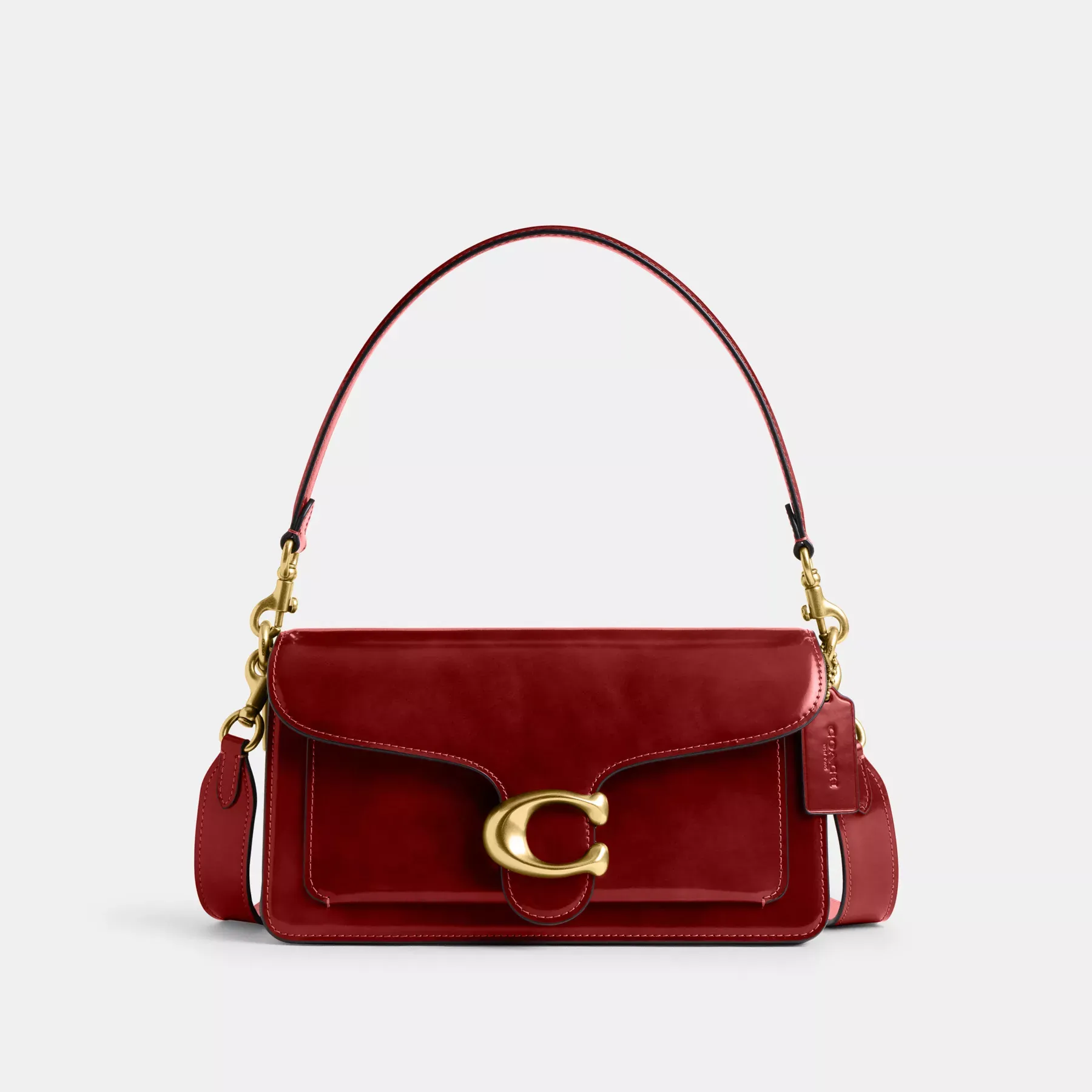 COACH Tabby axelväska 26 Mörk Ruby COACH Tabby axelväska 26 Mörk Ruby