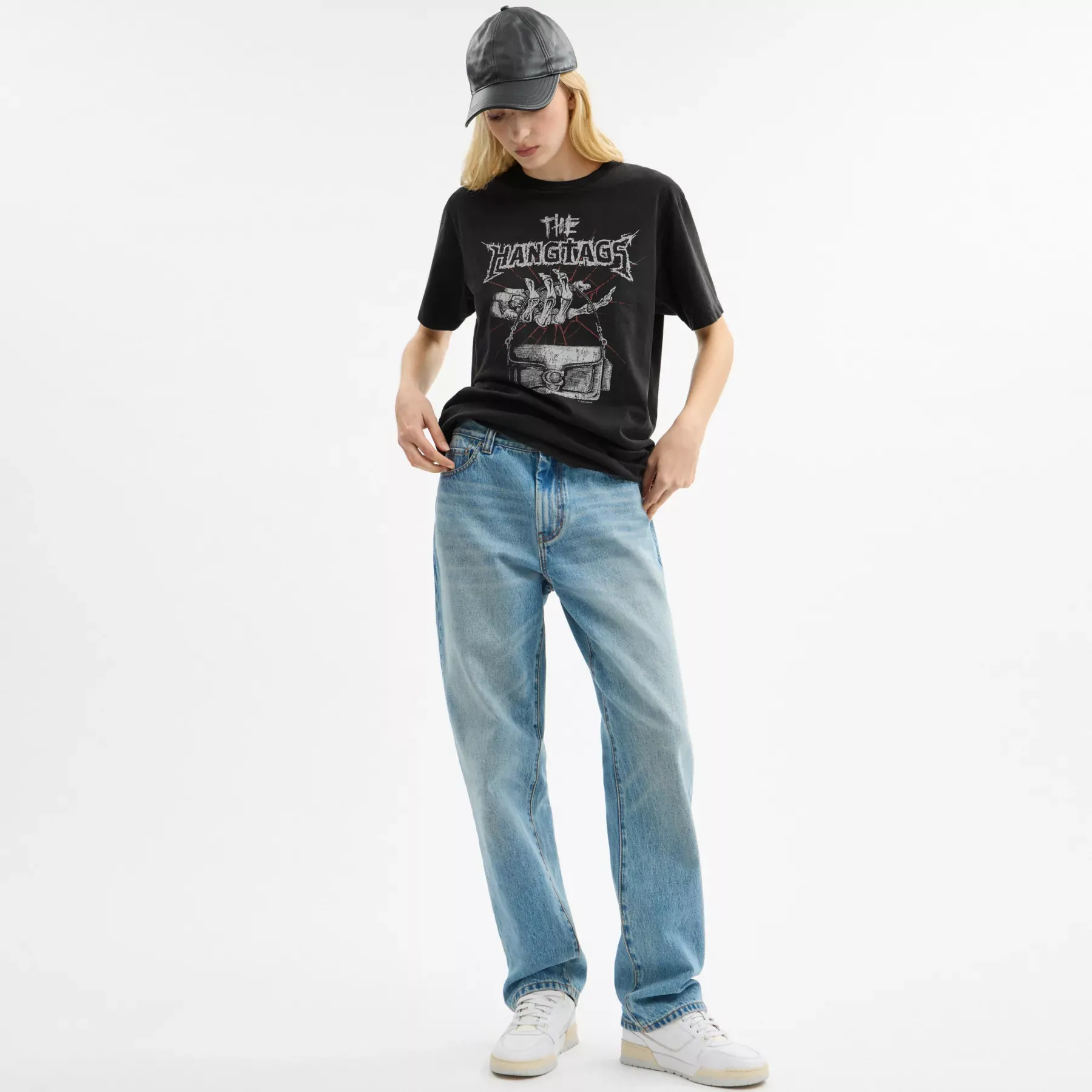 coach The Hangtags Heavy Metal T shirt i ekologisk bomull CAY61BLK 1 - COACH The Hangtags Heavy Metal T-shirt i ekologisk bomull Svart