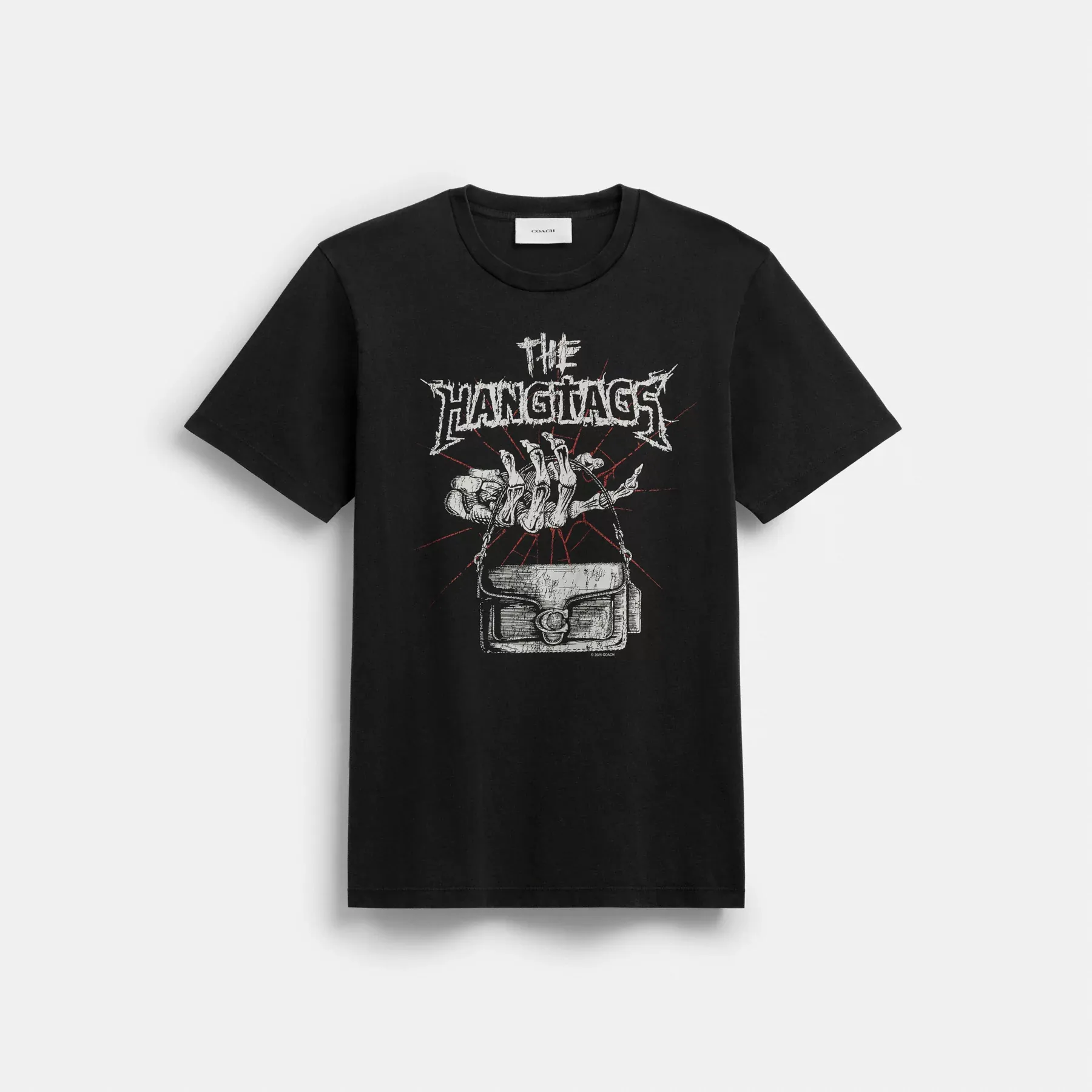 coach The Hangtags Heavy Metal T shirt i ekologisk bomull CAY61BLK - COACH The Hangtags Heavy Metal T-shirt i ekologisk bomull Svart
