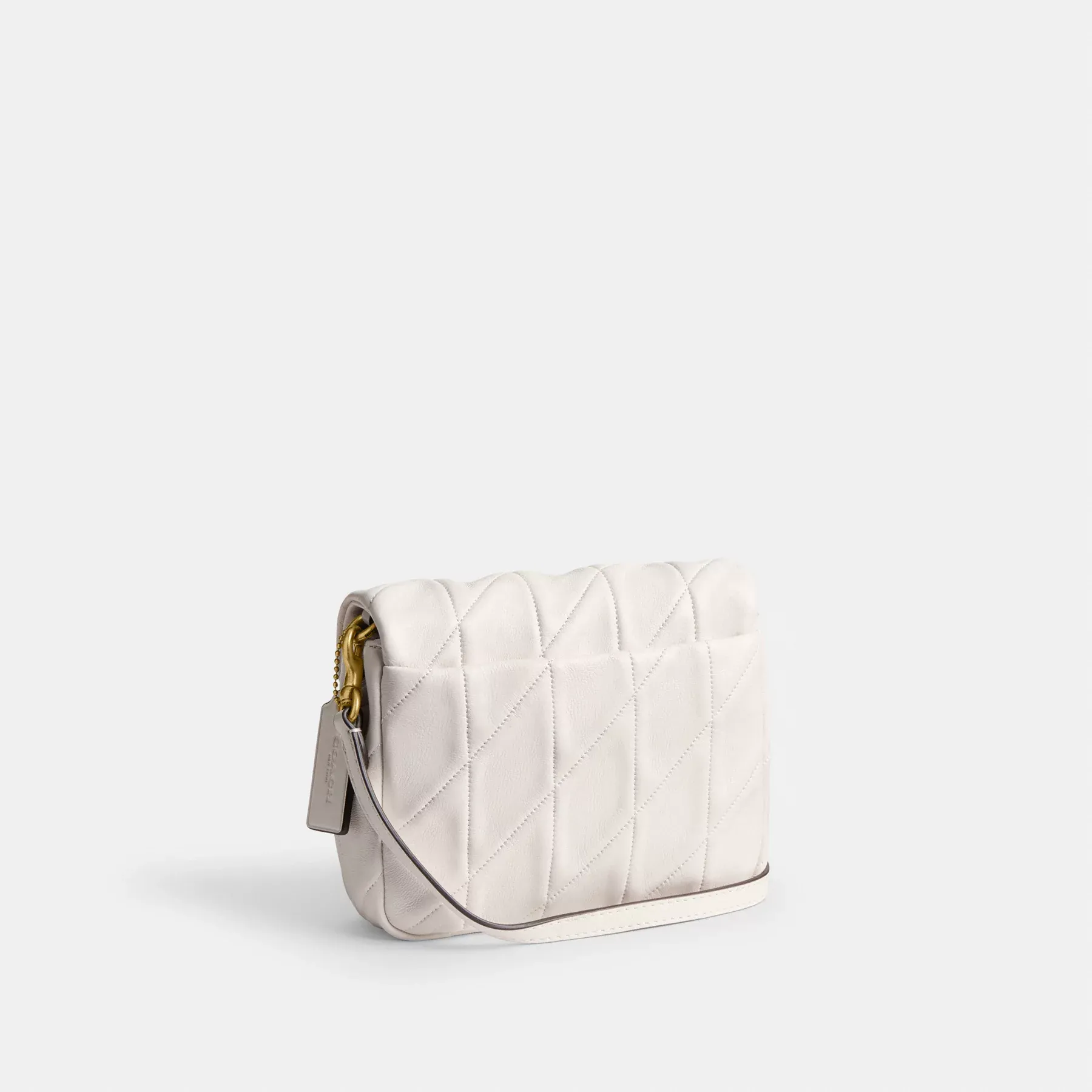 COACH Times Square Tabby Axelväska 17 Med Quiltning Krita