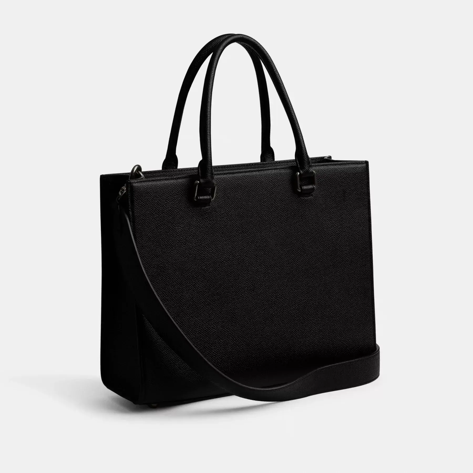 COACH Tote Med Signatur Canvas Svart