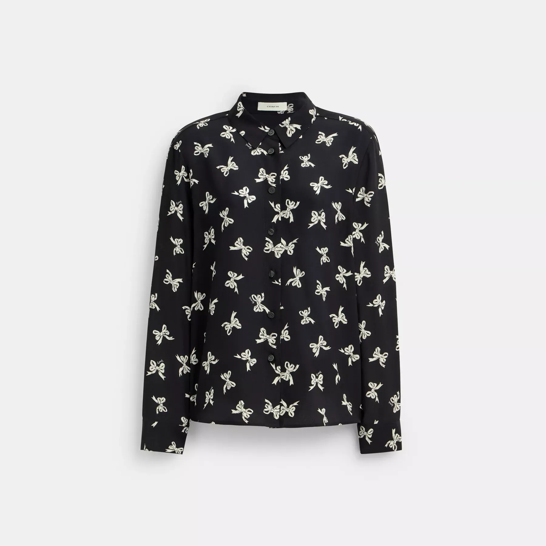 COACH Tryckt blus Svart Multi