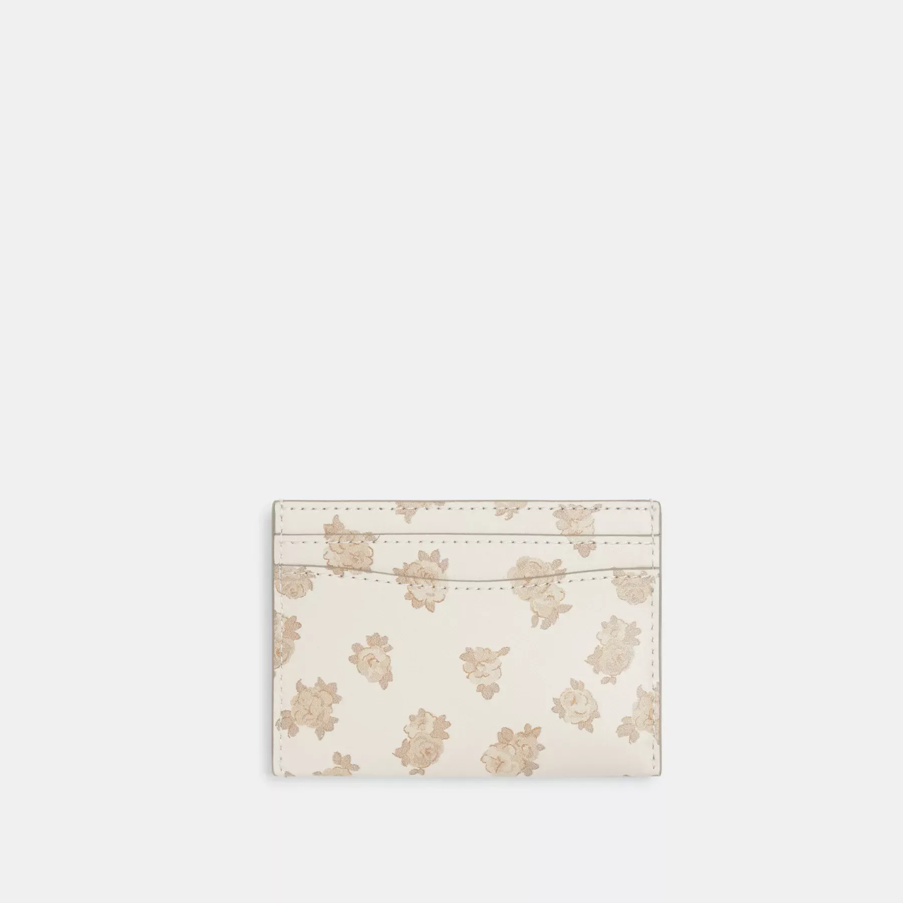 COACH Viktigt kortfodral med blommönster Chalk Multi