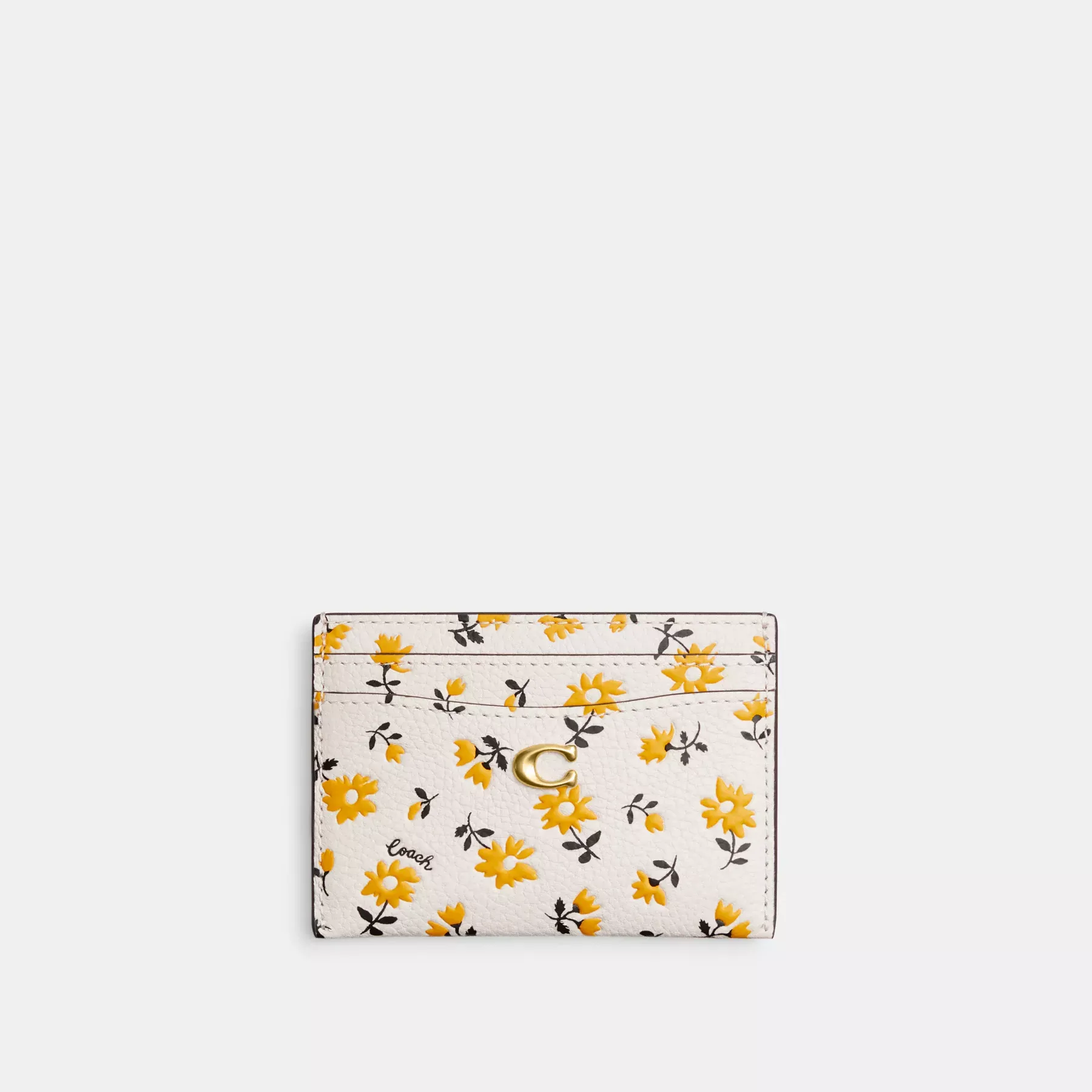 COACH Viktigt kortfodral med blommönster Chalk Multi 2 COACH Viktigt kortfodral med blommönster Chalk Multi 2