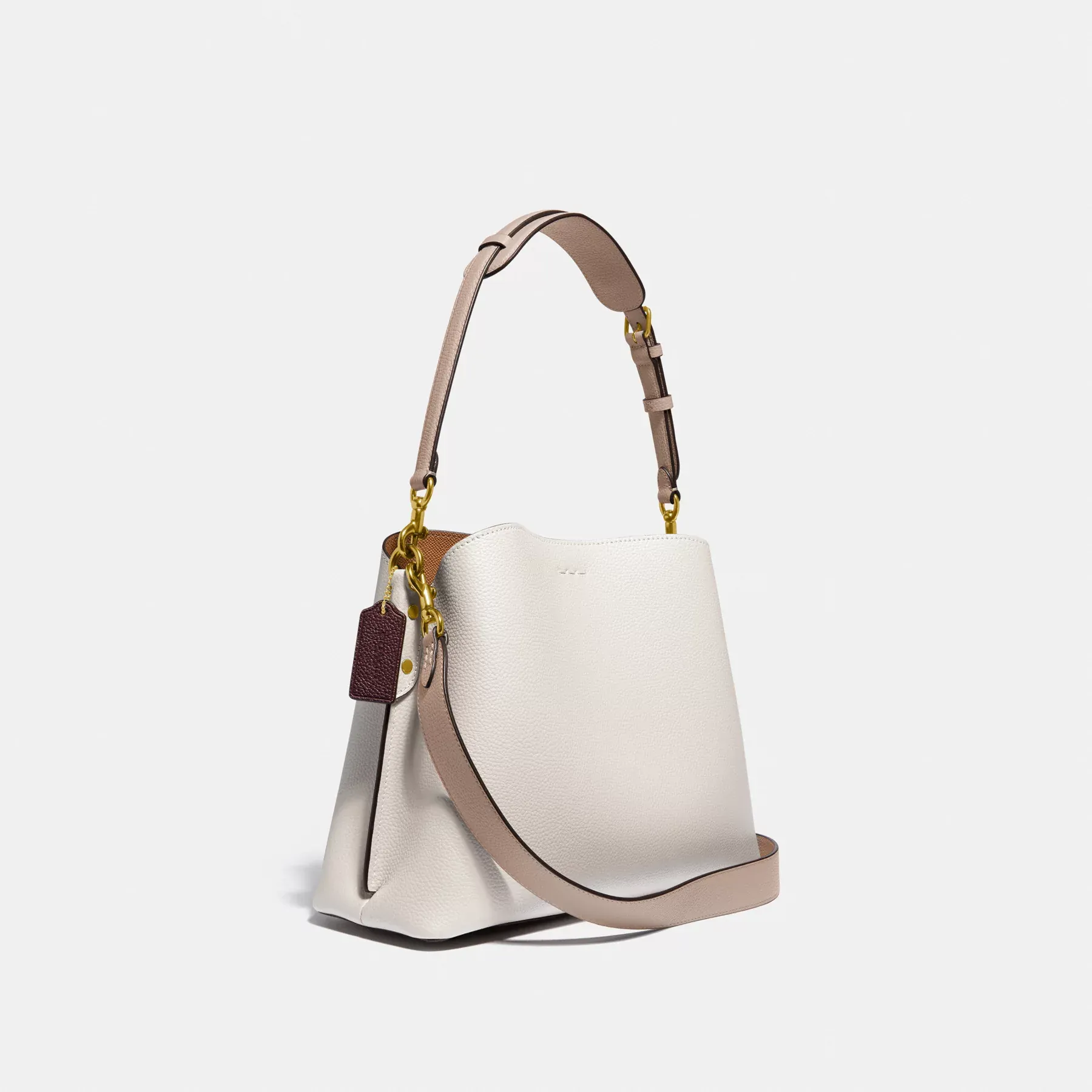 COACH Willow Axelväska I Colorblock Chalk Multi COACH Willow Axelväska I Colorblock Chalk Multi