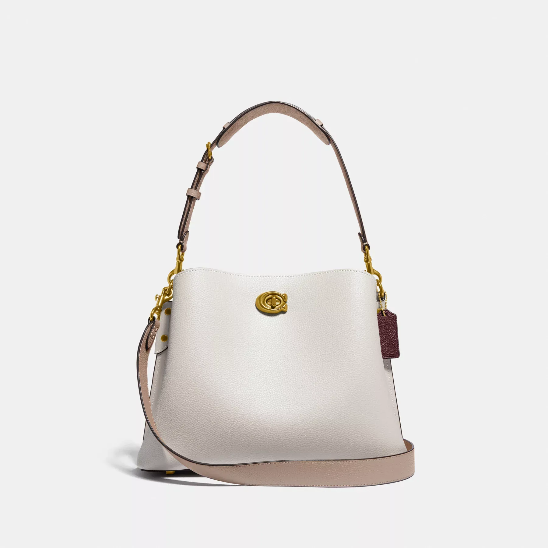 COACH Willow Axelväska I Colorblock Chalk Multi COACH Willow Axelväska I Colorblock Chalk Multi