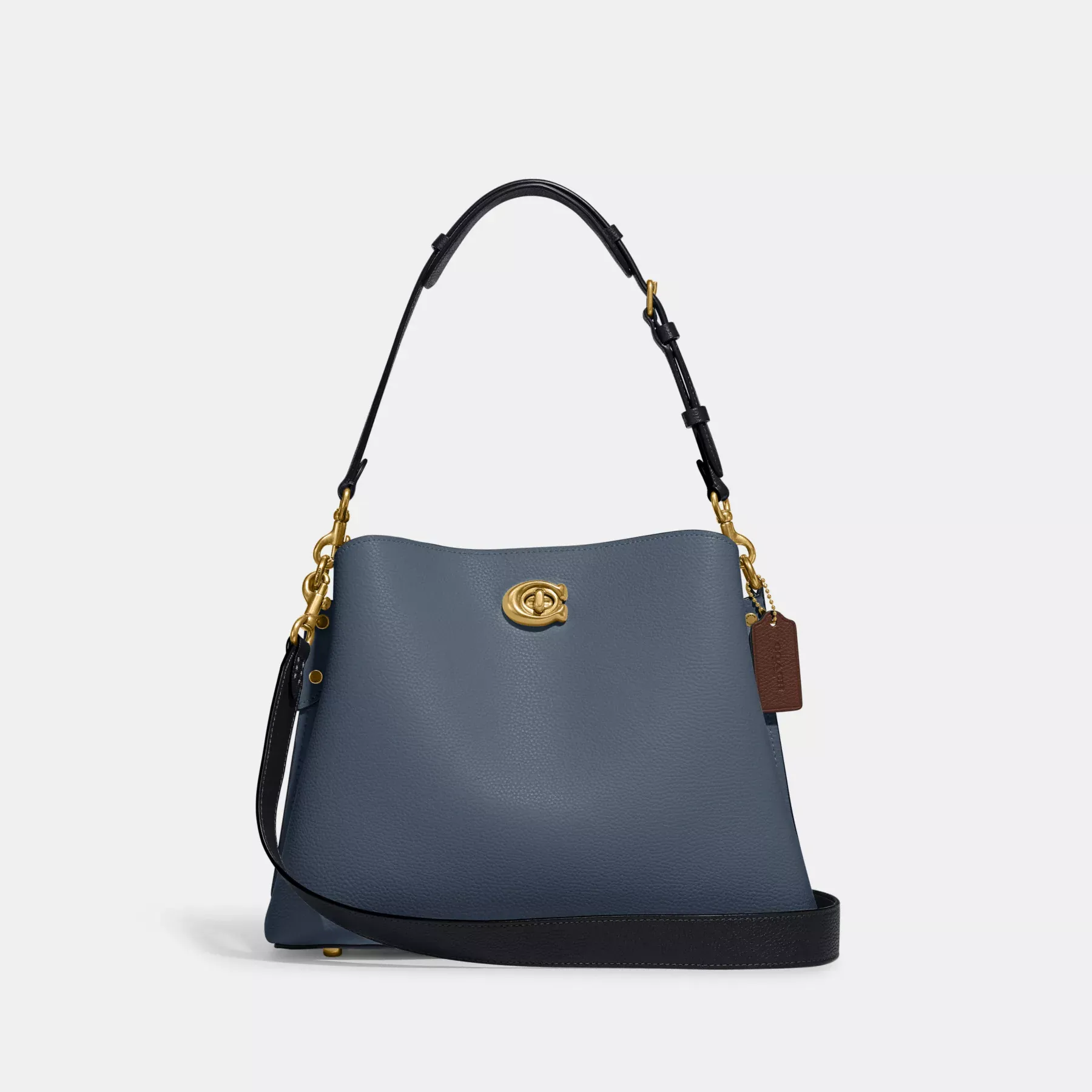 COACH Willow Axelväska I Colorblock Denim COACH Willow Axelväska I Colorblock Denim