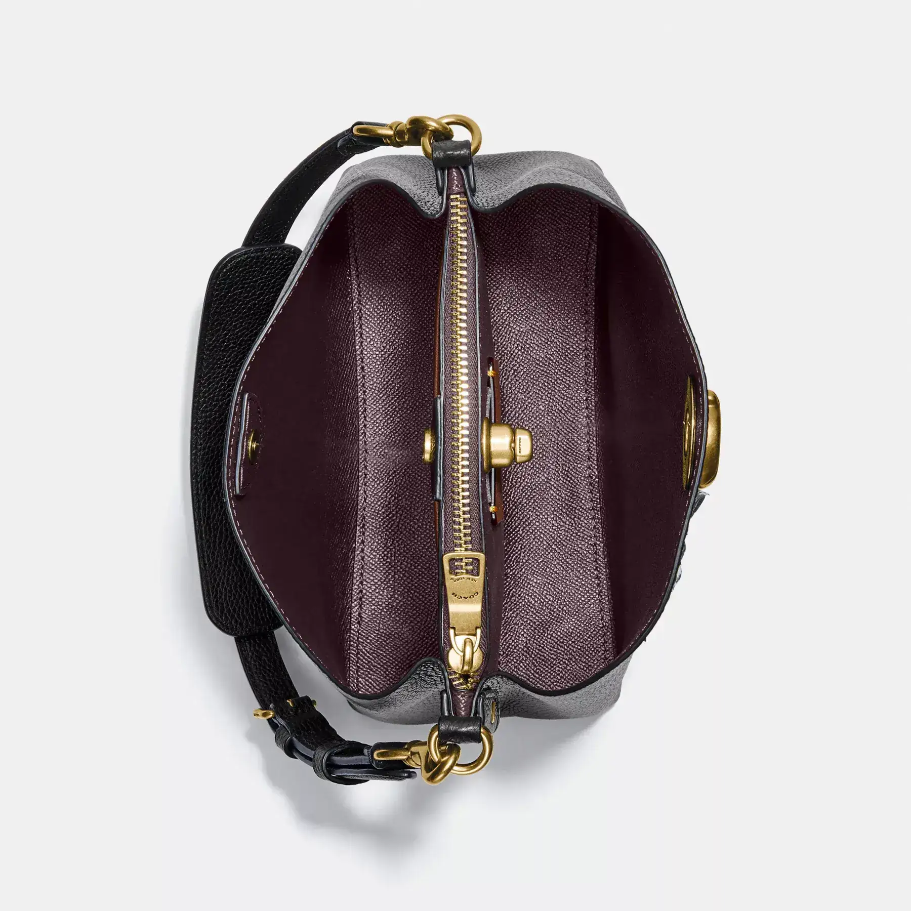 COACH Willow Bucket Bag Svart COACH Willow Bucket Bag Svart
