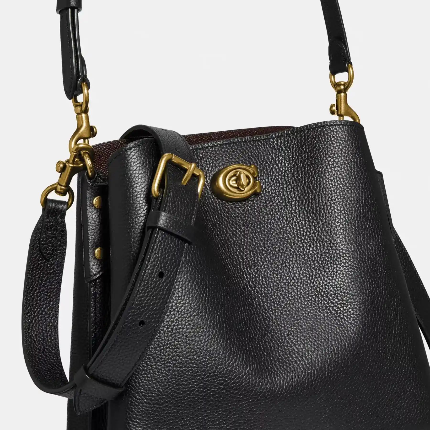 COACH Willow Bucket Bag Svart COACH Willow Bucket Bag Svart
