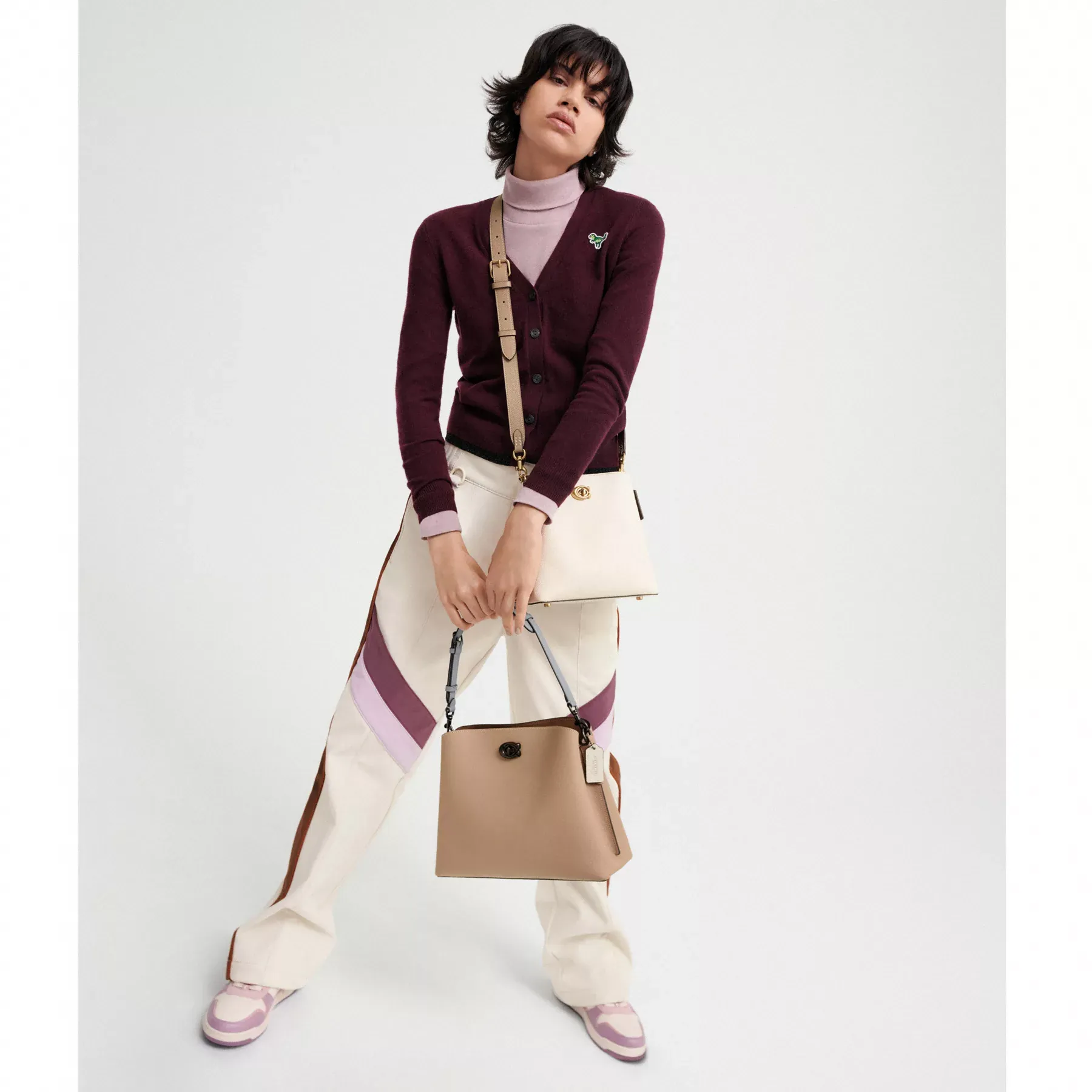 COACH Willow Bucket Bag I Colorblock Chalk Multi COACH Willow Bucket Bag I Colorblock Chalk Multi