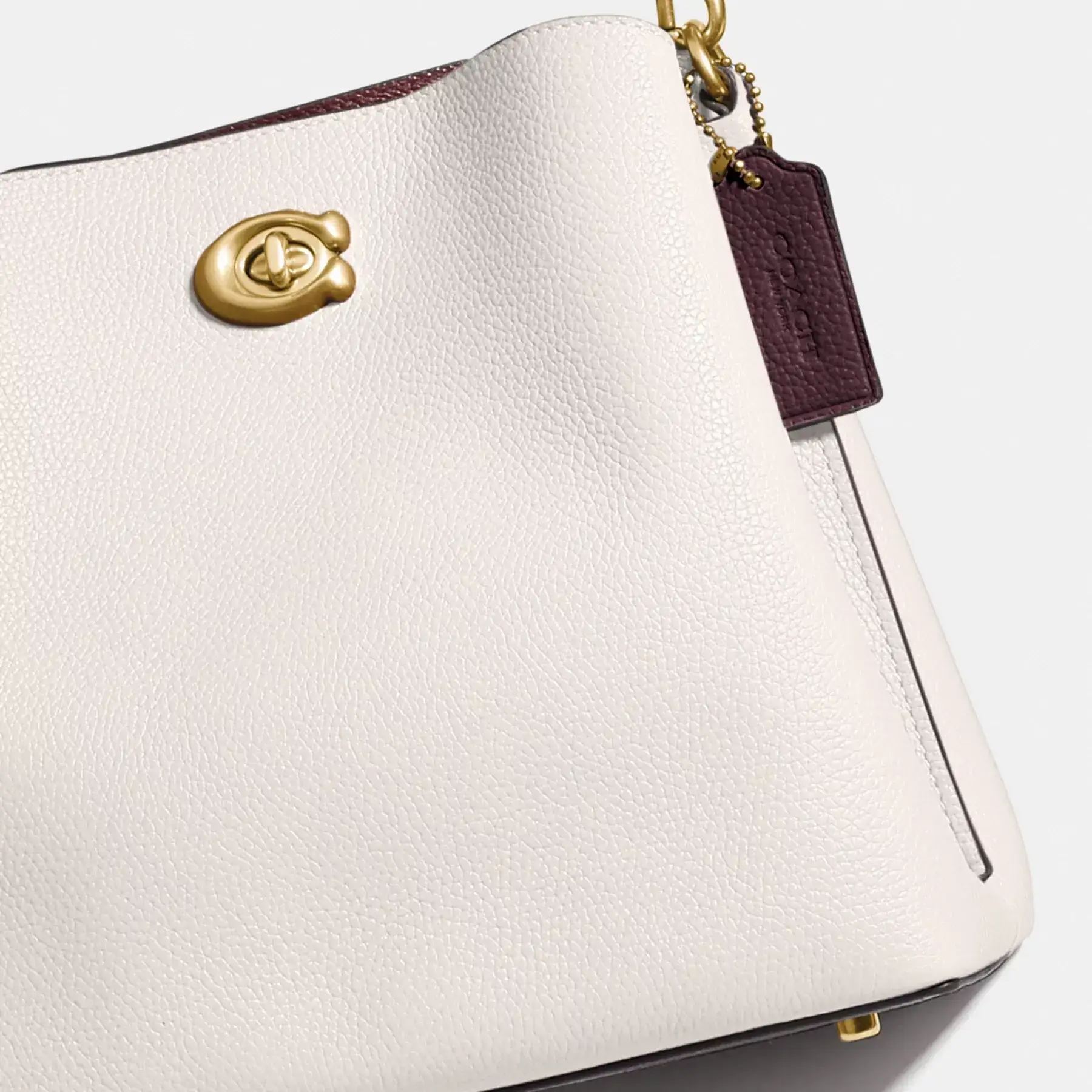COACH Willow Bucket Bag I Colorblock Chalk Multi COACH Willow Bucket Bag I Colorblock Chalk Multi