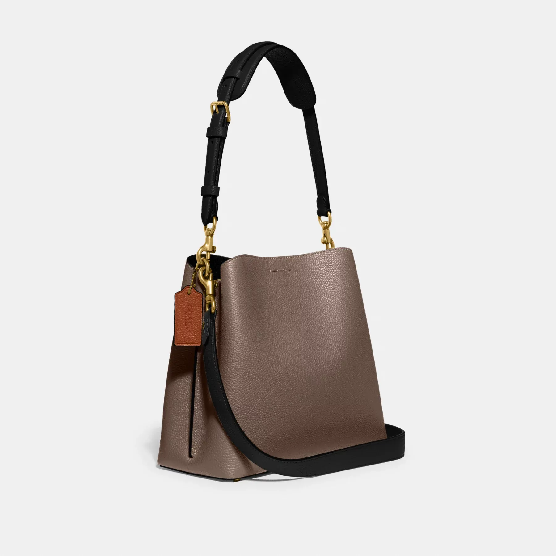 COACH Willow Bucket Bag I Colorblock Mörk sten COACH Willow Bucket Bag I Colorblock Mörk sten