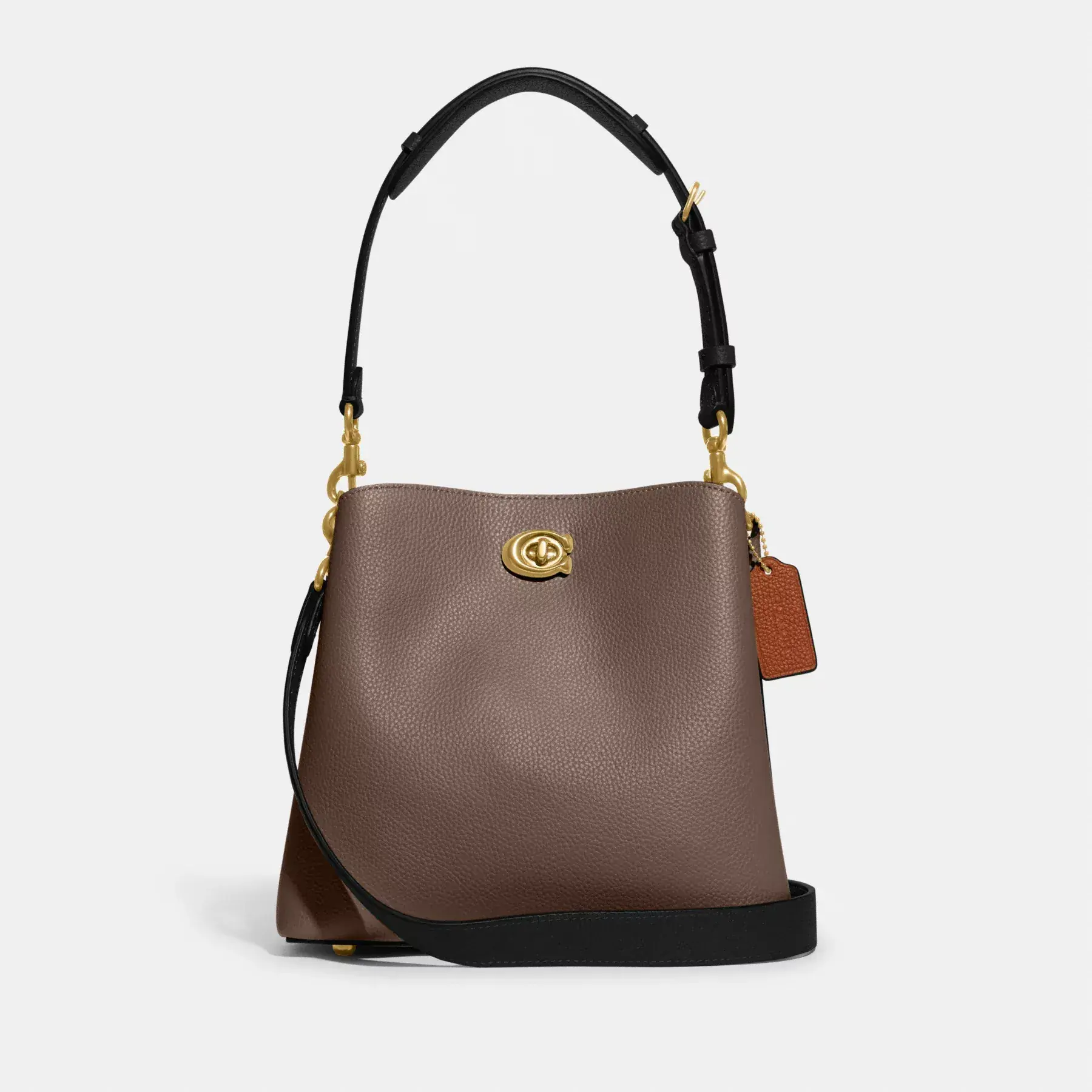 COACH Willow Bucket Bag I Colorblock Mörk sten COACH Willow Bucket Bag I Colorblock Mörk sten